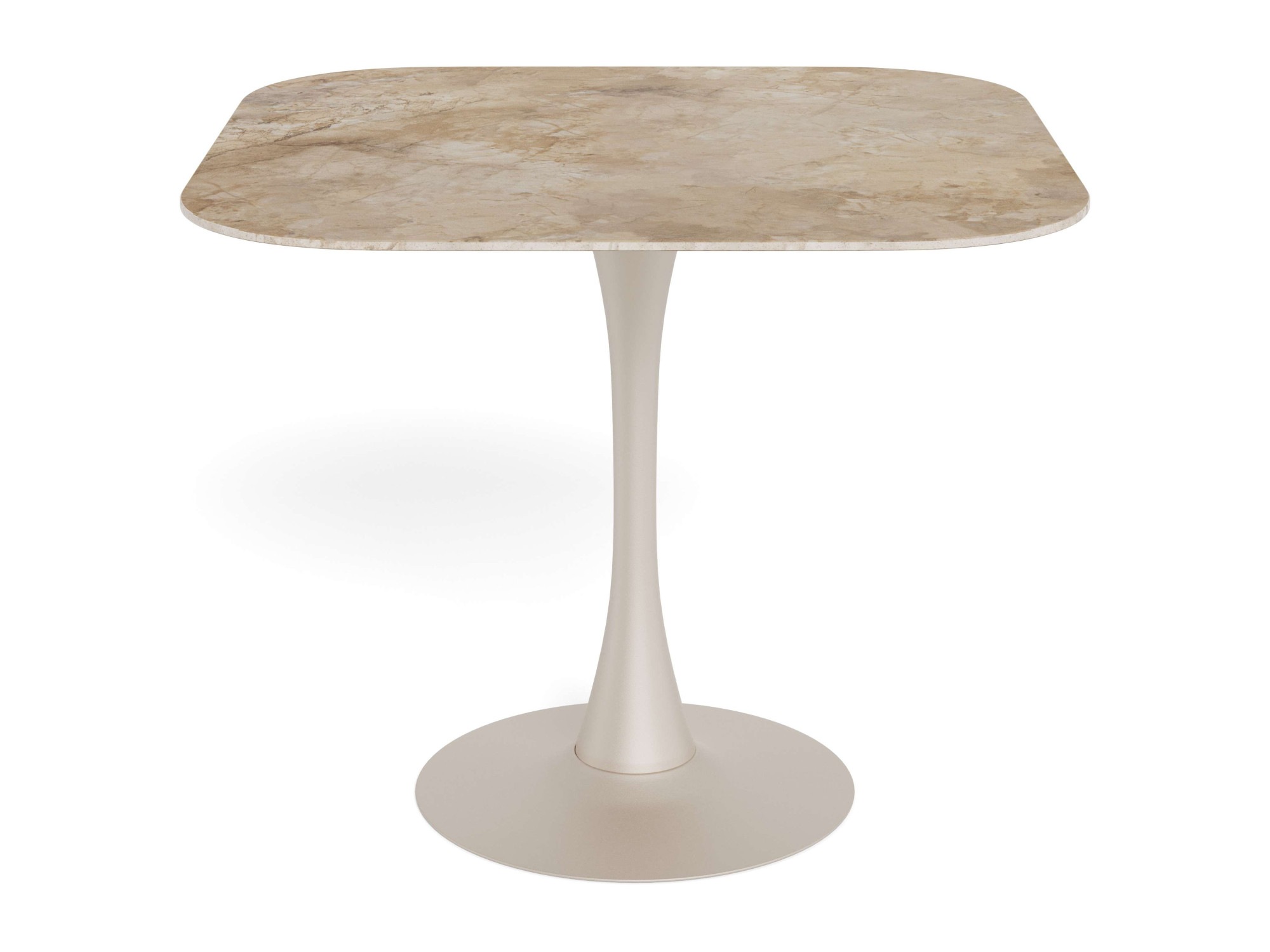 ACTONA GROUP Table de salle à manger »Speisetisch« L/P/H : 90x90x75,  table marron, plateau en céramique poli