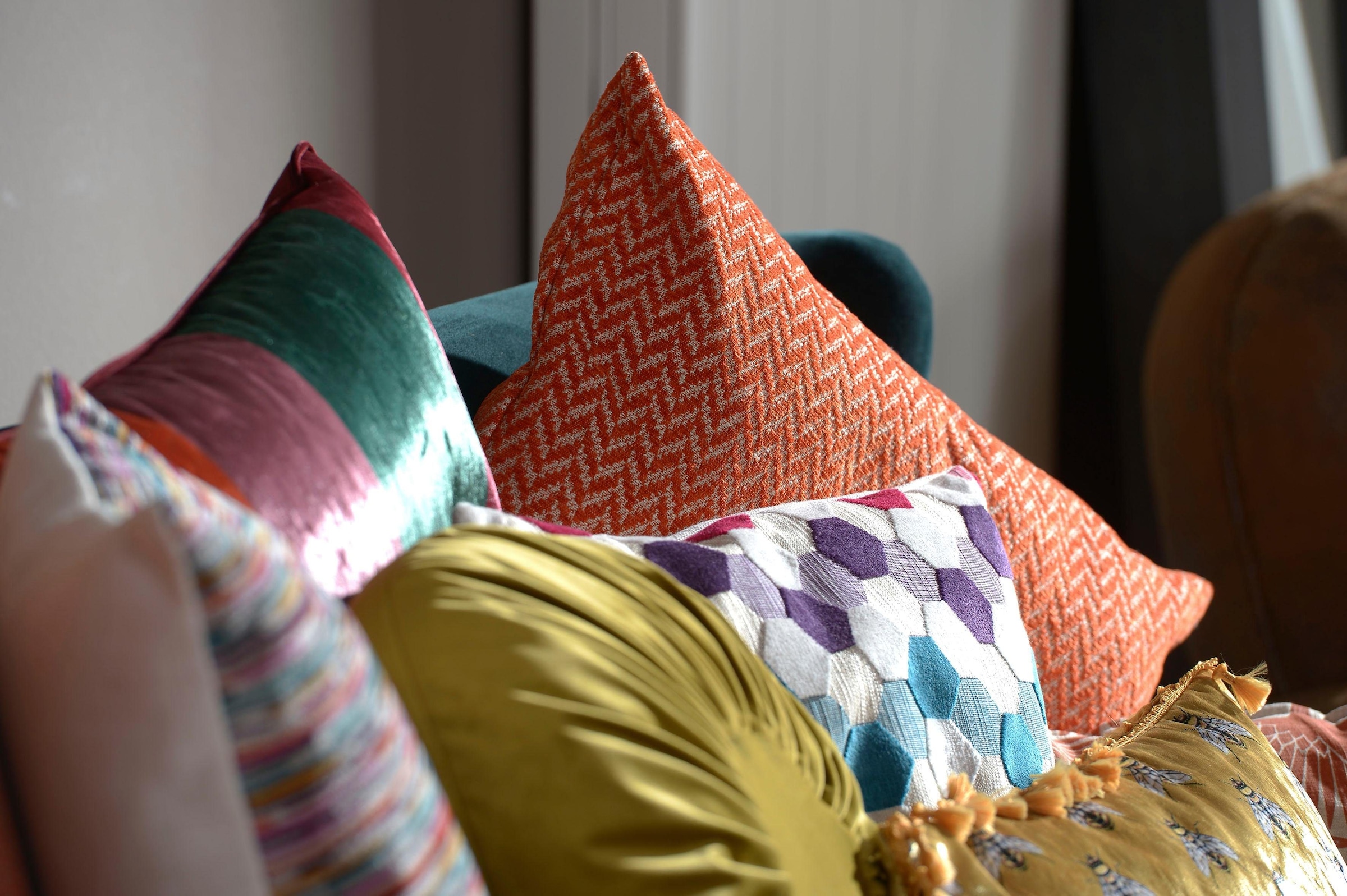 H.O.C.K. Coussin décoratif »Zircono« mit Ethnomuster, Kissenhülle mit Füllung, 1 Stück