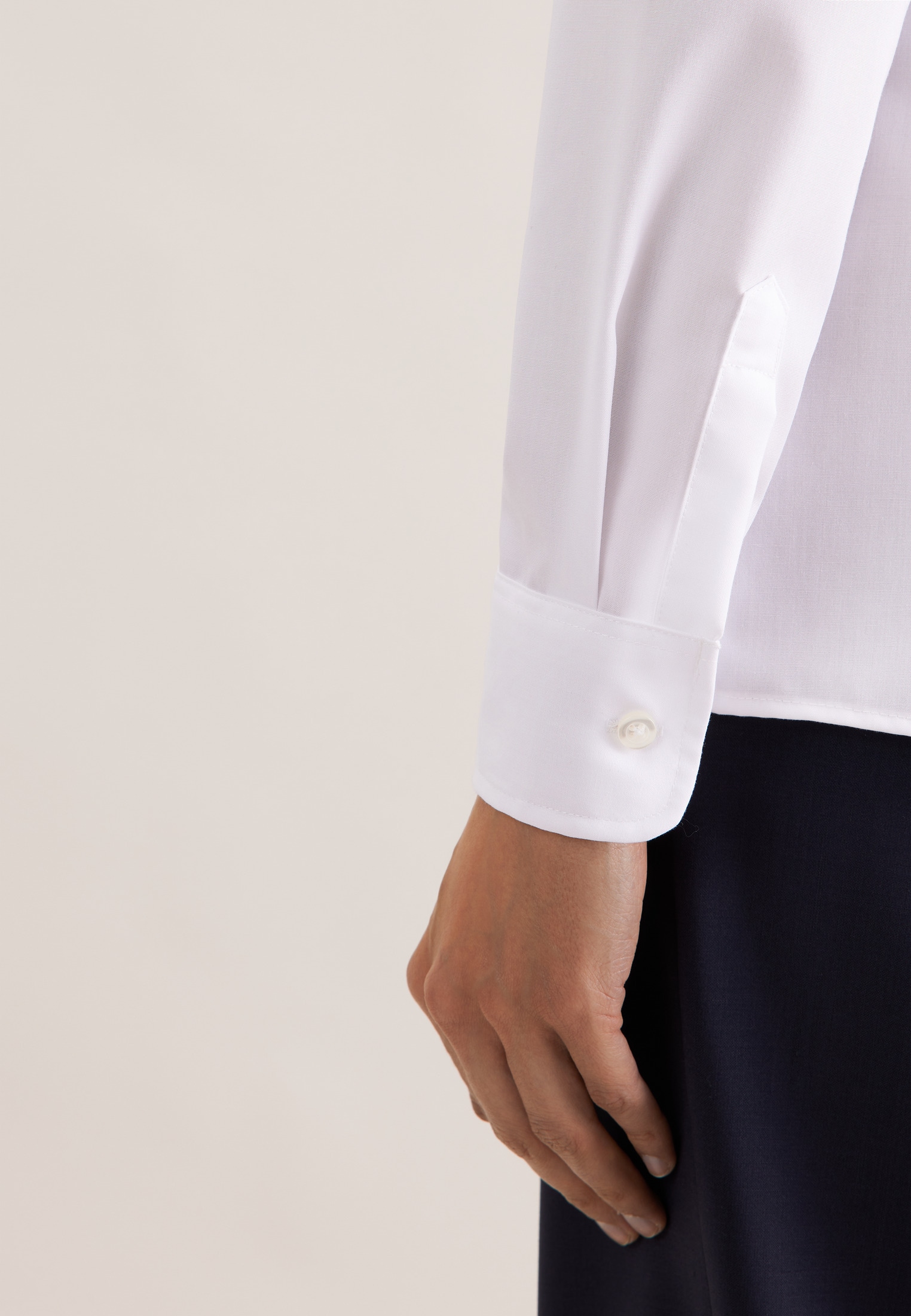 seidensticker Kurzarmbluse , 1/1 Kragen Uni
