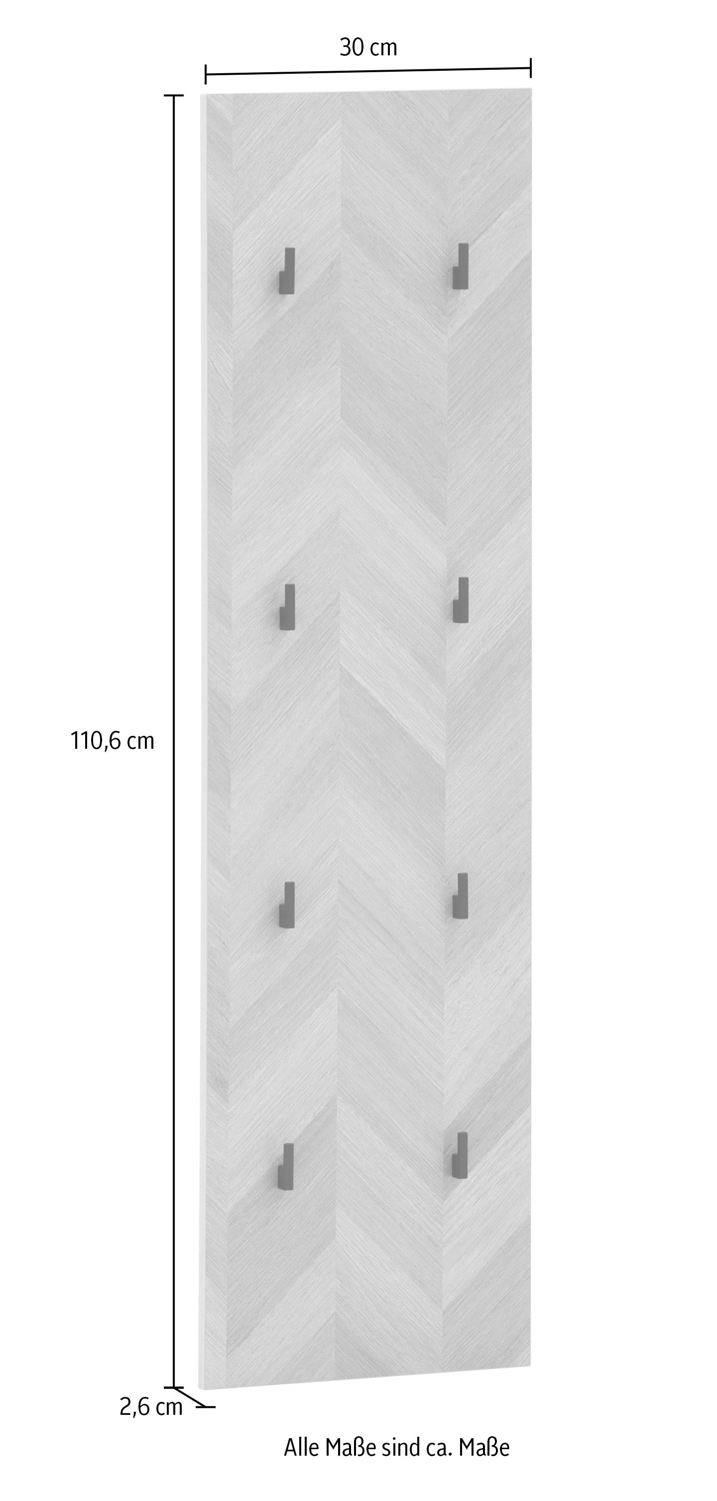 Schildmeyer Panneau de vestiaire »Piazza, Breite 30 cm« 1 cuis tlg. Made in Germany