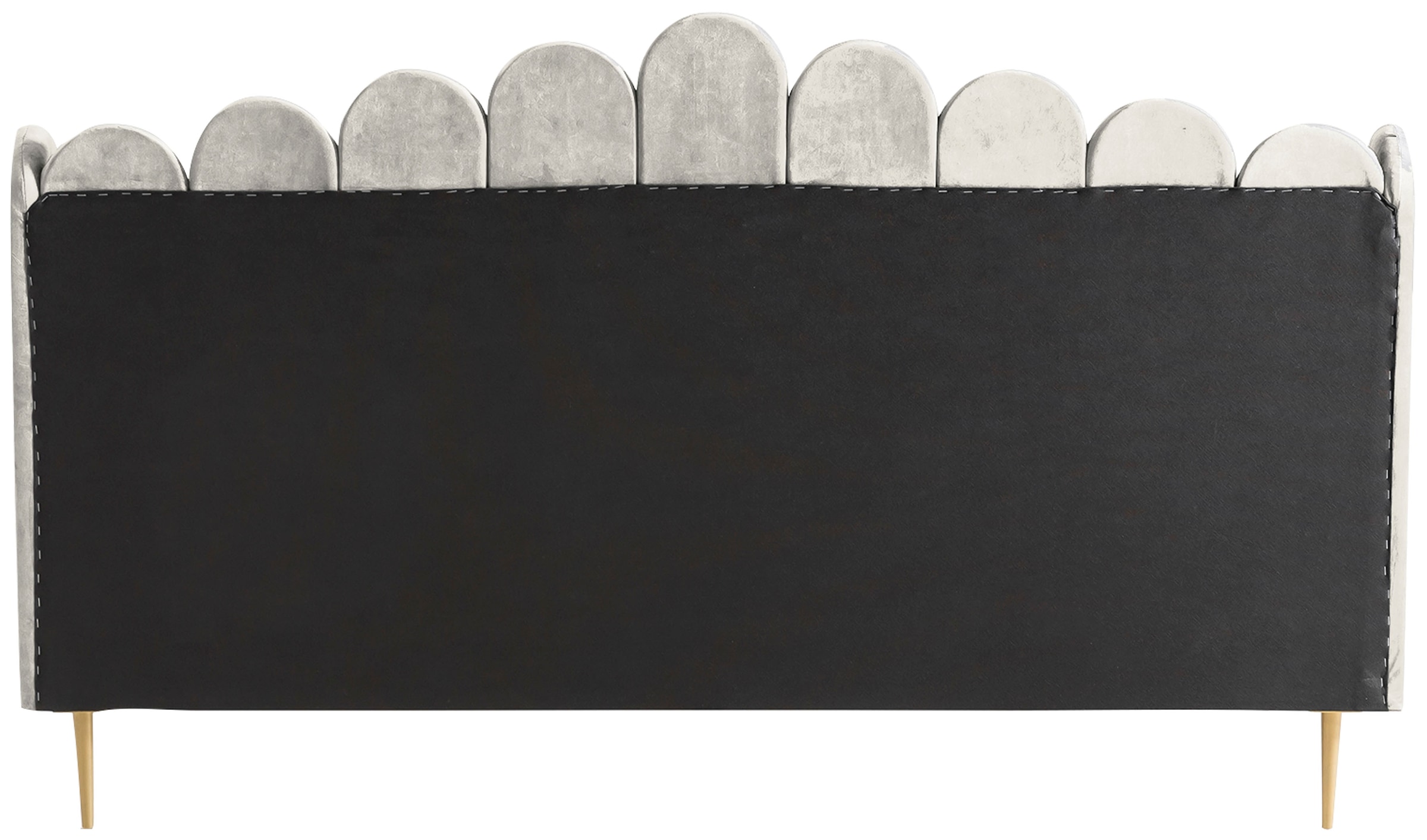 SalesFever Polsterbett »Komfortables Bett für erholsamen Schlaf« Eleganz trifft Komfort: Samt-Bezug, goldfarbene Metallfüsse