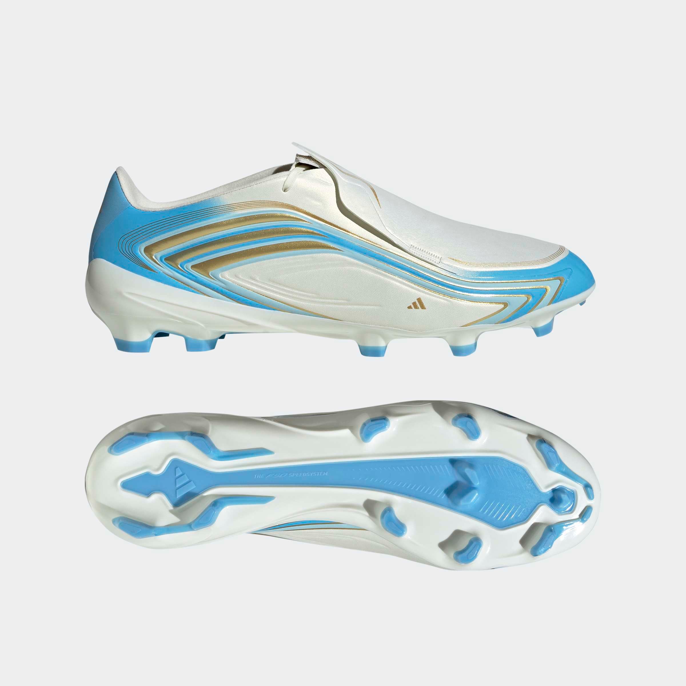 adidas Performance Fussballschuh »F50 MESSI LEAGUE , FESTE BÖDEN«  Aussensohle für Rasen und feste Böden