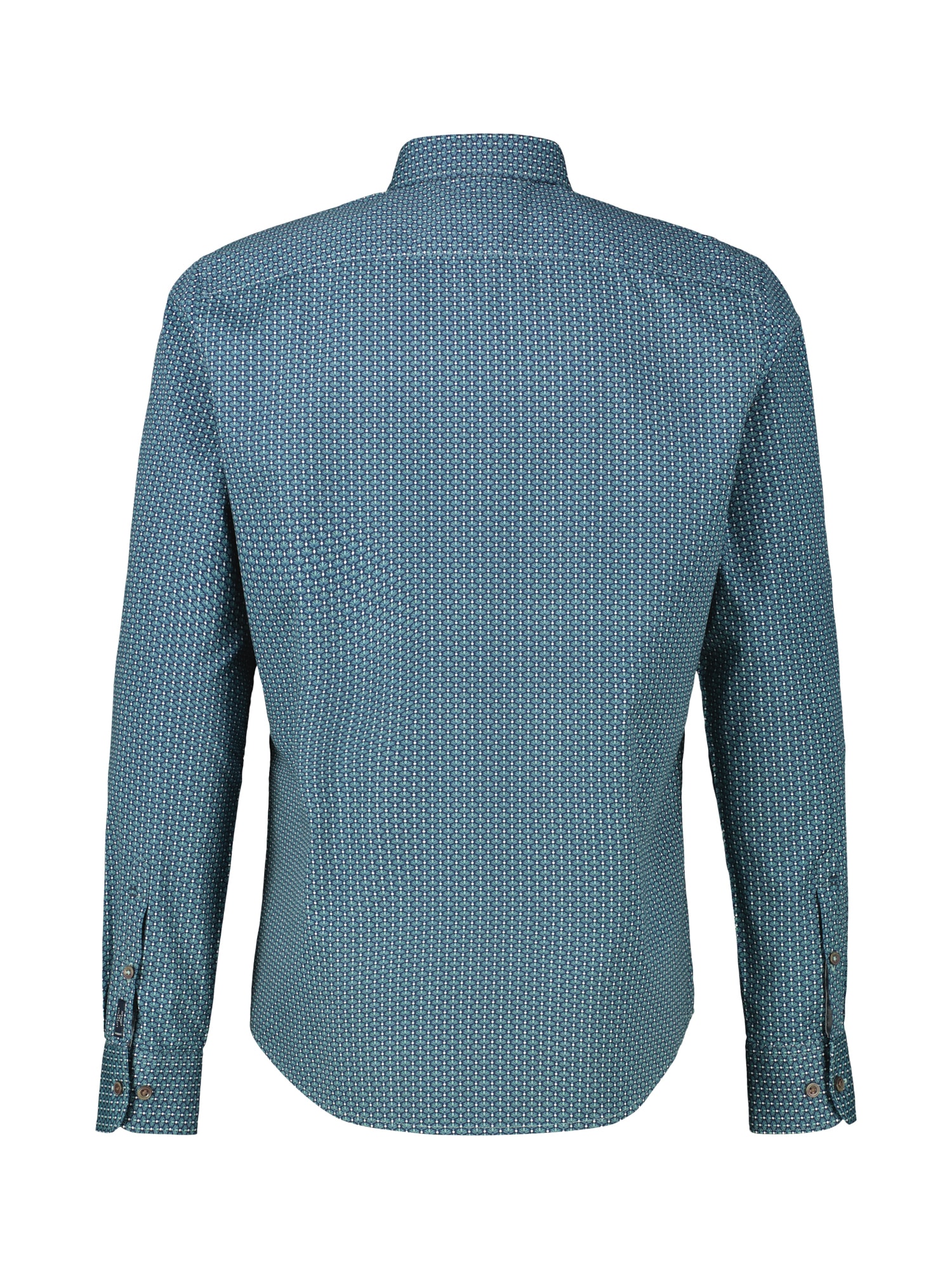 LERROS Langarmhemd »LERROS Herrenhemd mit Ornamentmuster«