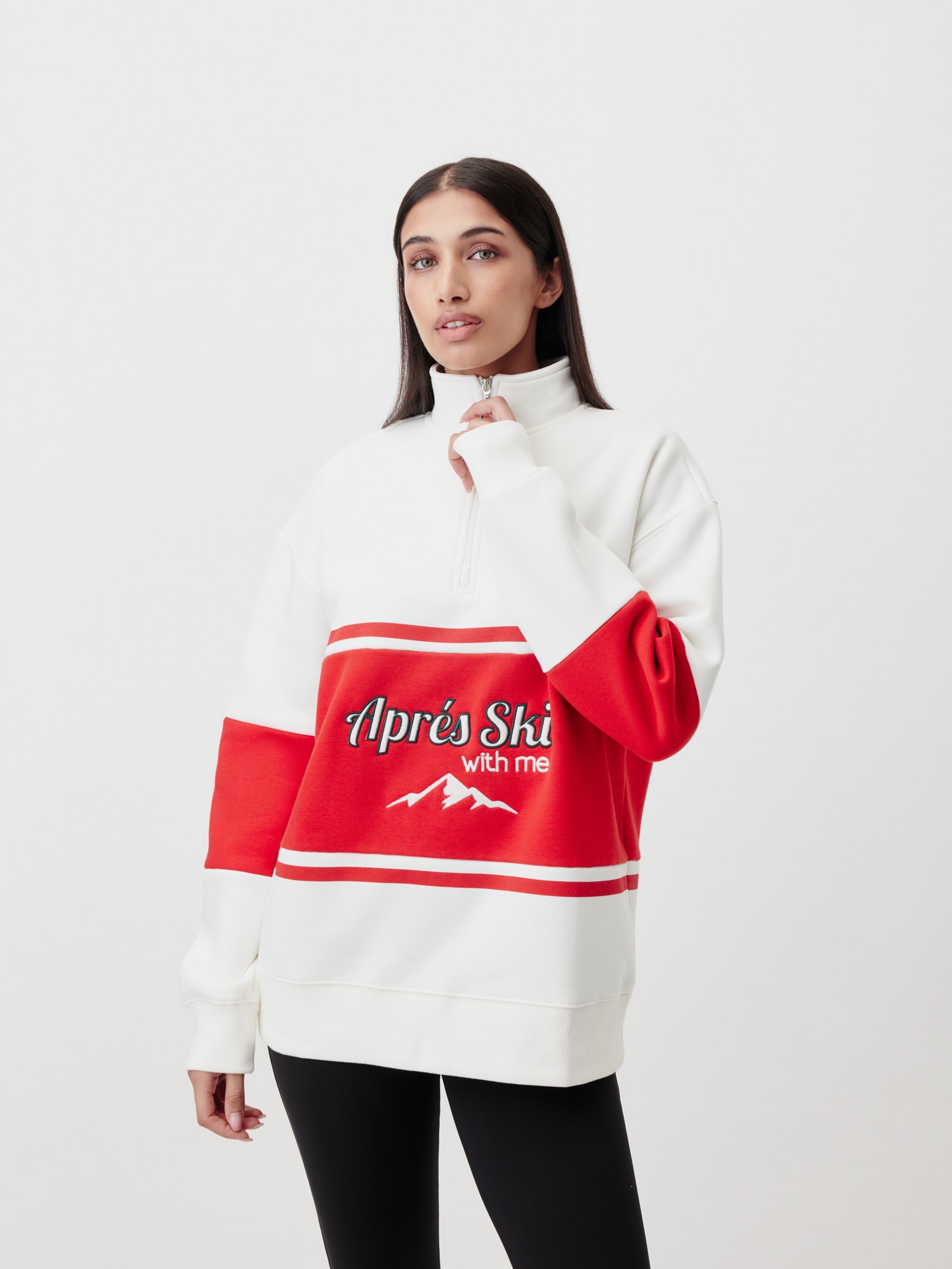 LeGer Sweatshirt »Jenny, LeGer by Lena Gercke«, Stehkragen mit Reissverschluss
