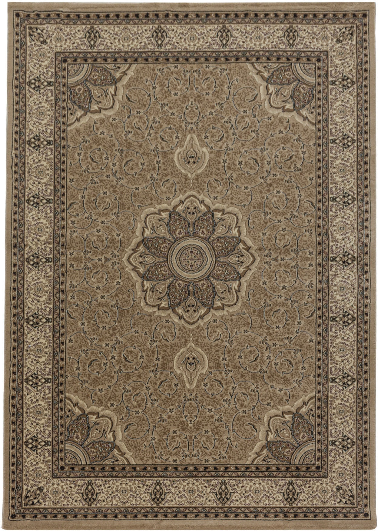Ayyildiz Teppiche Teppich »KASHMIR 2601« rechteckig 10 mm Höhe Orient Optik, pflegeleicht, robuster Kurzflor, Wohnzimmer