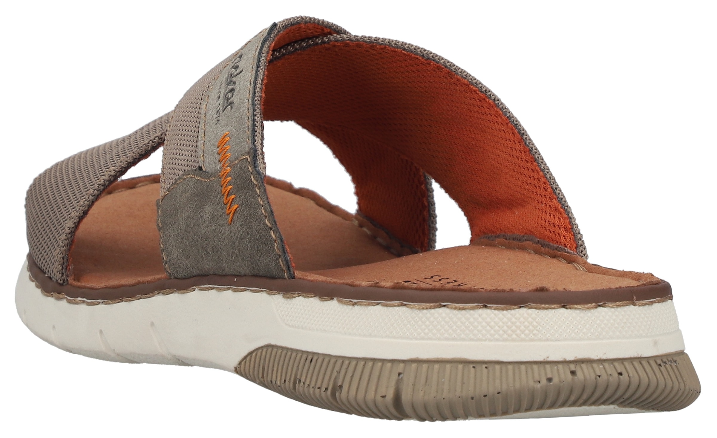 Rieker Pantolette  Chaussure d'été, chaussure de plage, chaussure de vacances avec bandage croisé