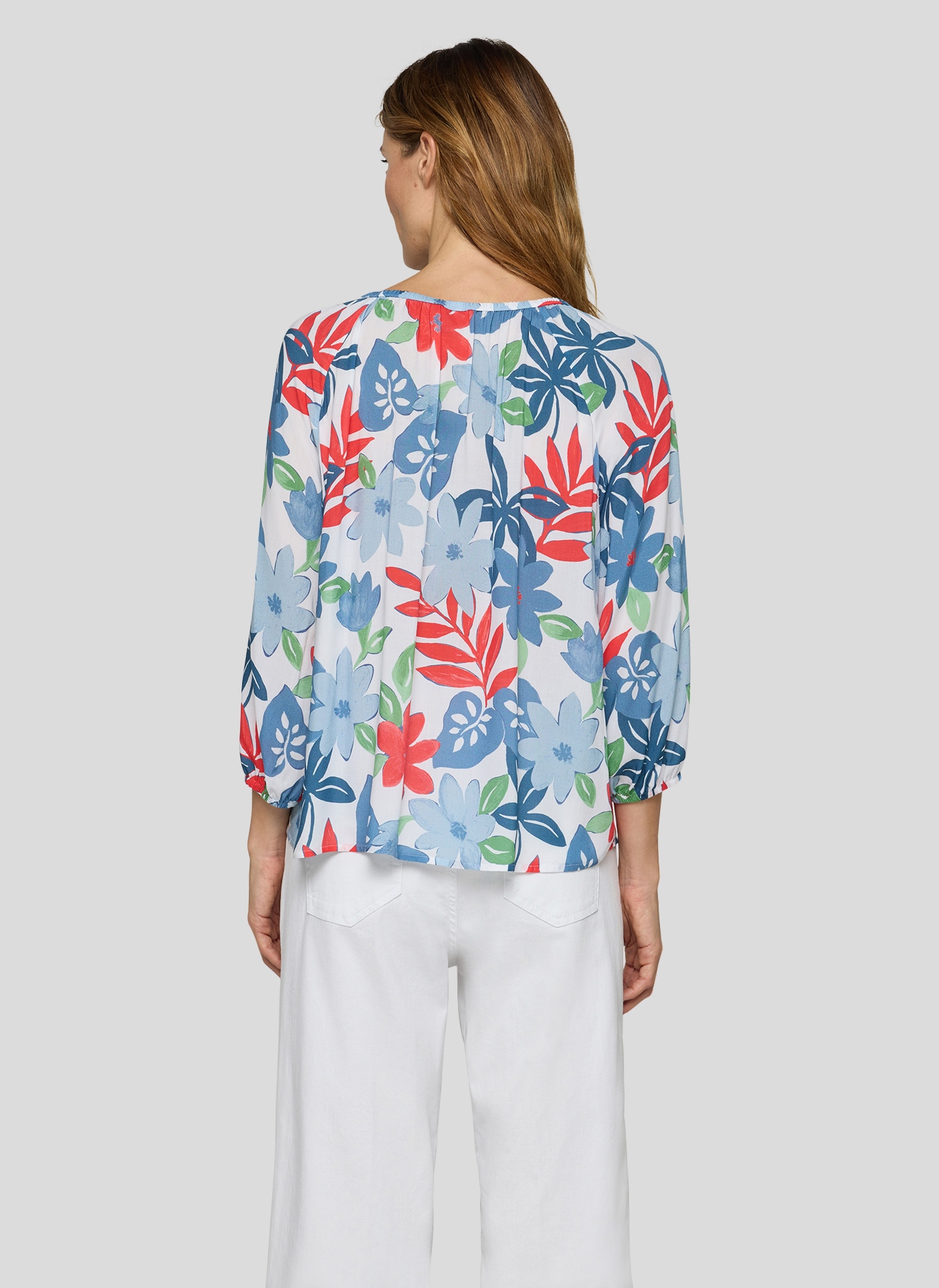 Rabe Klassische Bluse mit All-Over Print