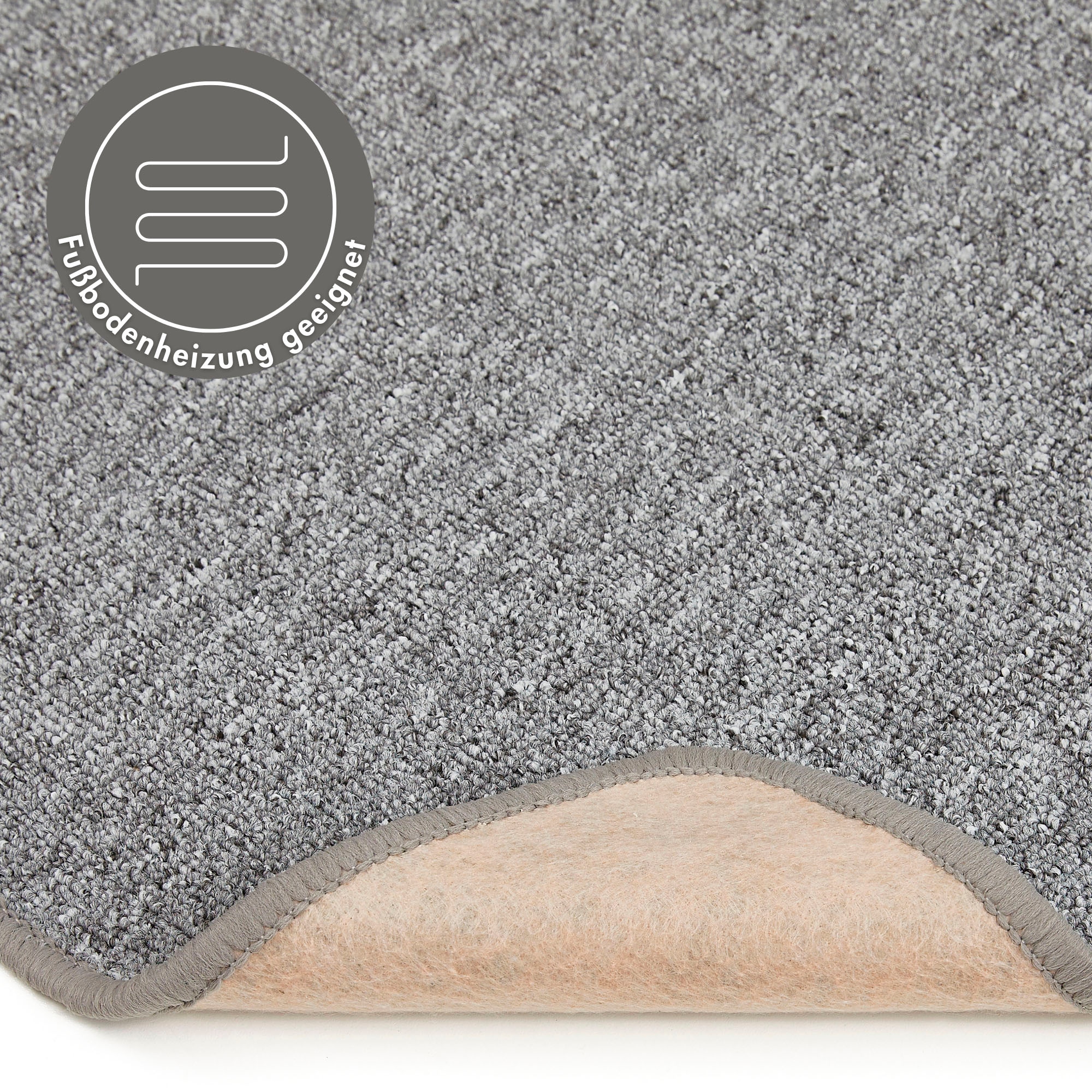 Andiamo Tapis »Luton, Made in Germany« Rectangulaire 5 mm Höhe melierte Optik, auch als Läufer, Wohnzimmer & Schlafzimmer