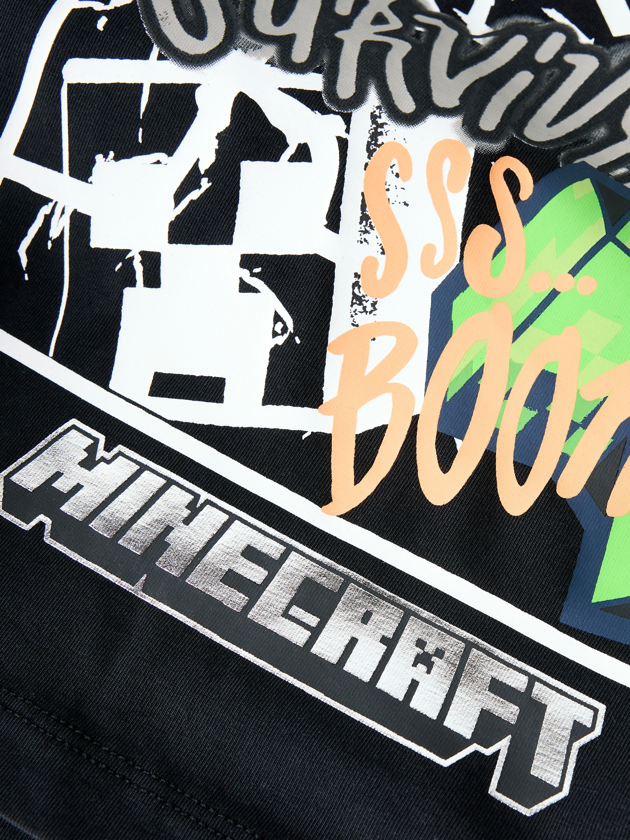 Name It T-shirt »NKMMASE MINECRAFT SS NREG TOP NOOS BFU« Baumwollmischung, mit "Minecraft" Druck