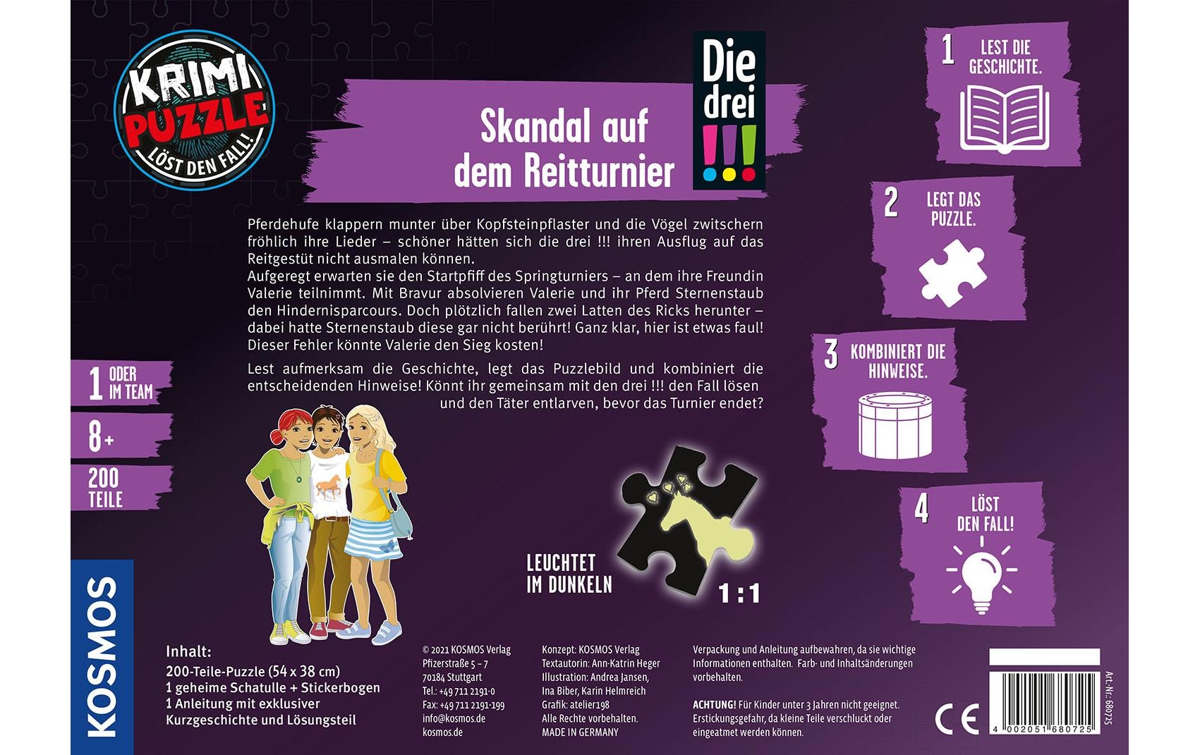 Kosmos Puzzle »!!! Reitturnier 200T 8+«