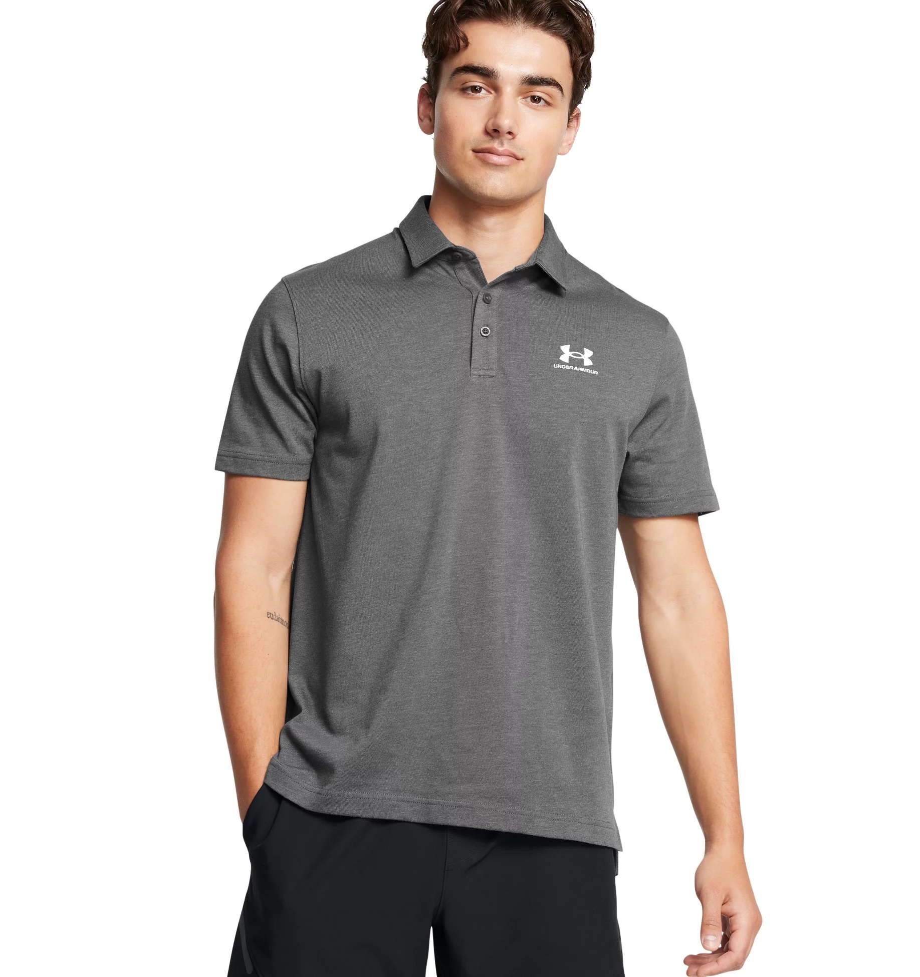 Under Armour® Polo »UA ICON POLO« avec col plat, uni, en mélange de coton