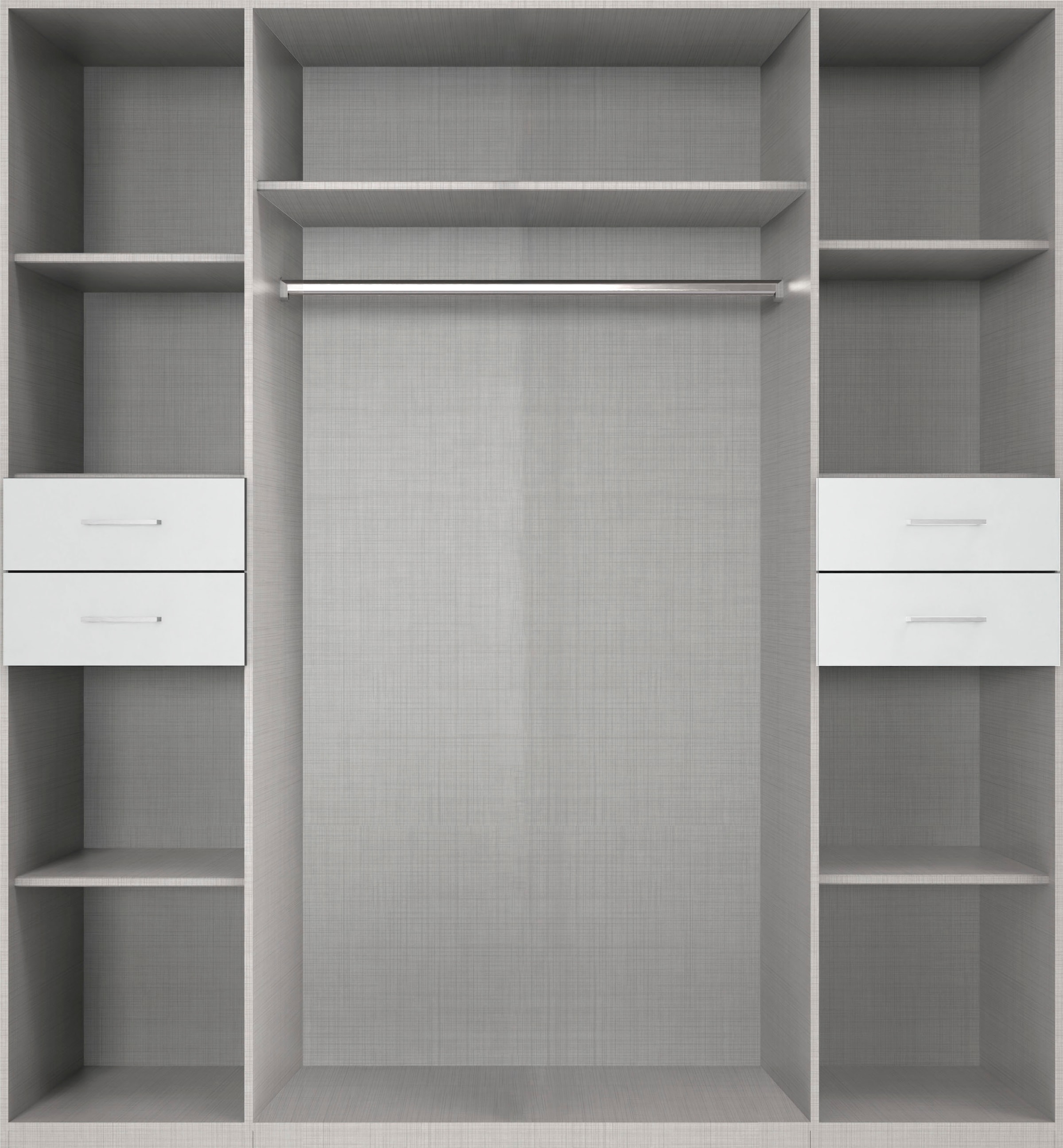 Wimex Armoire à portes battantes »Danzig« mit Schubladen auf bequemer Höhe, mit Glastüren