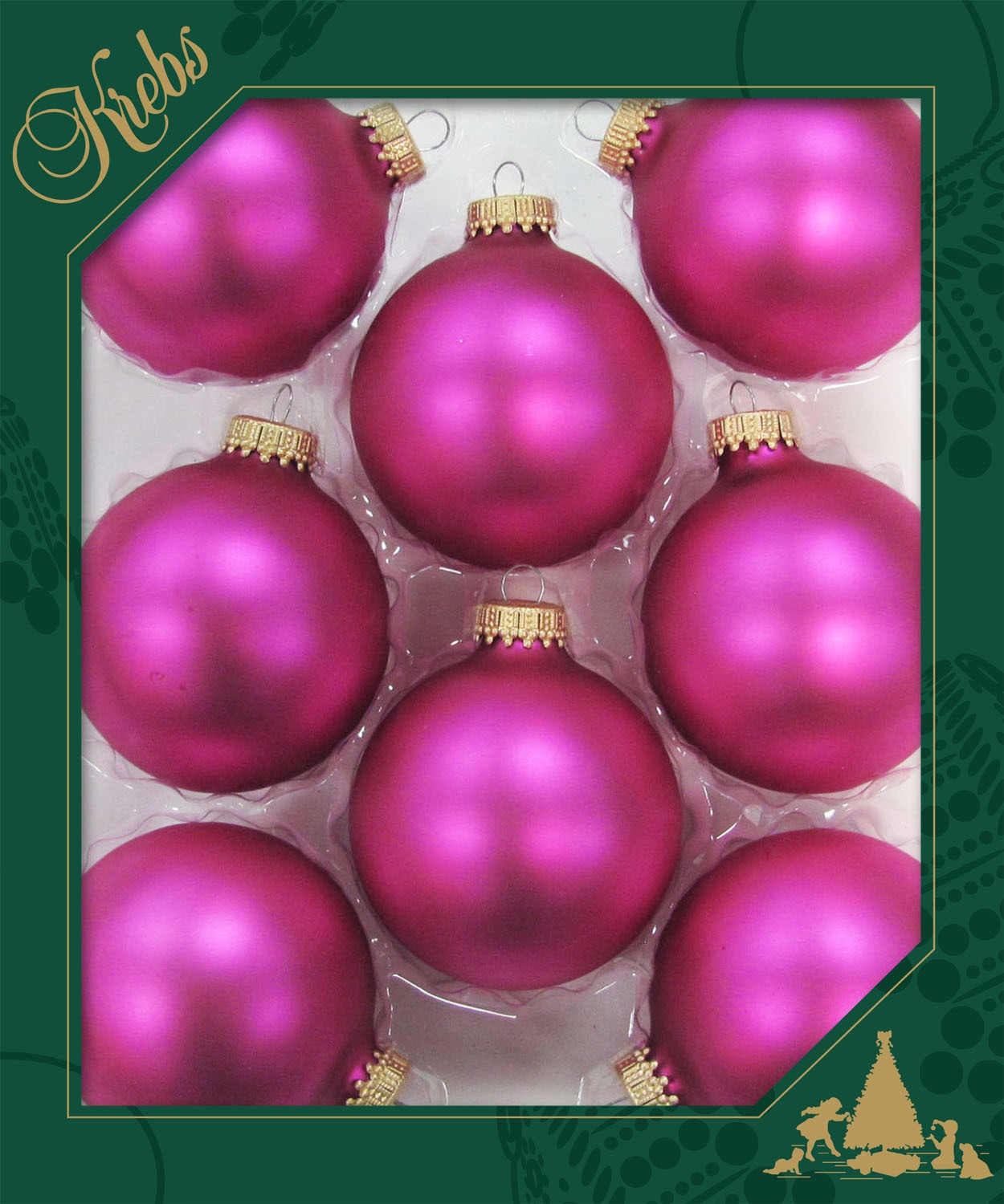 Krebs Glas Lauscha Boule de Noël »CBK70279« en verre