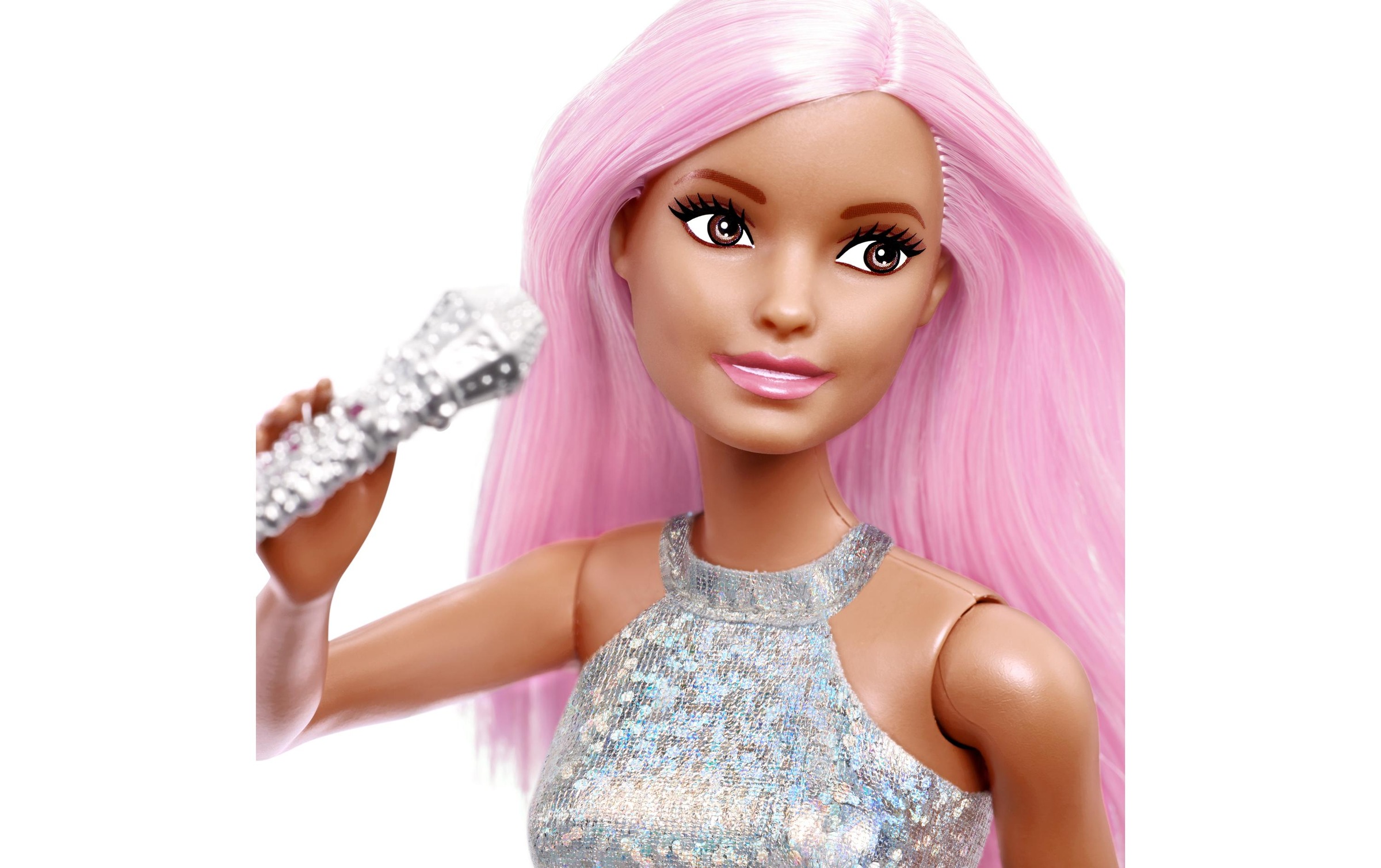 Barbie Poupée à habiller »Sängerin« poupée popstar avec micro et pied de micro