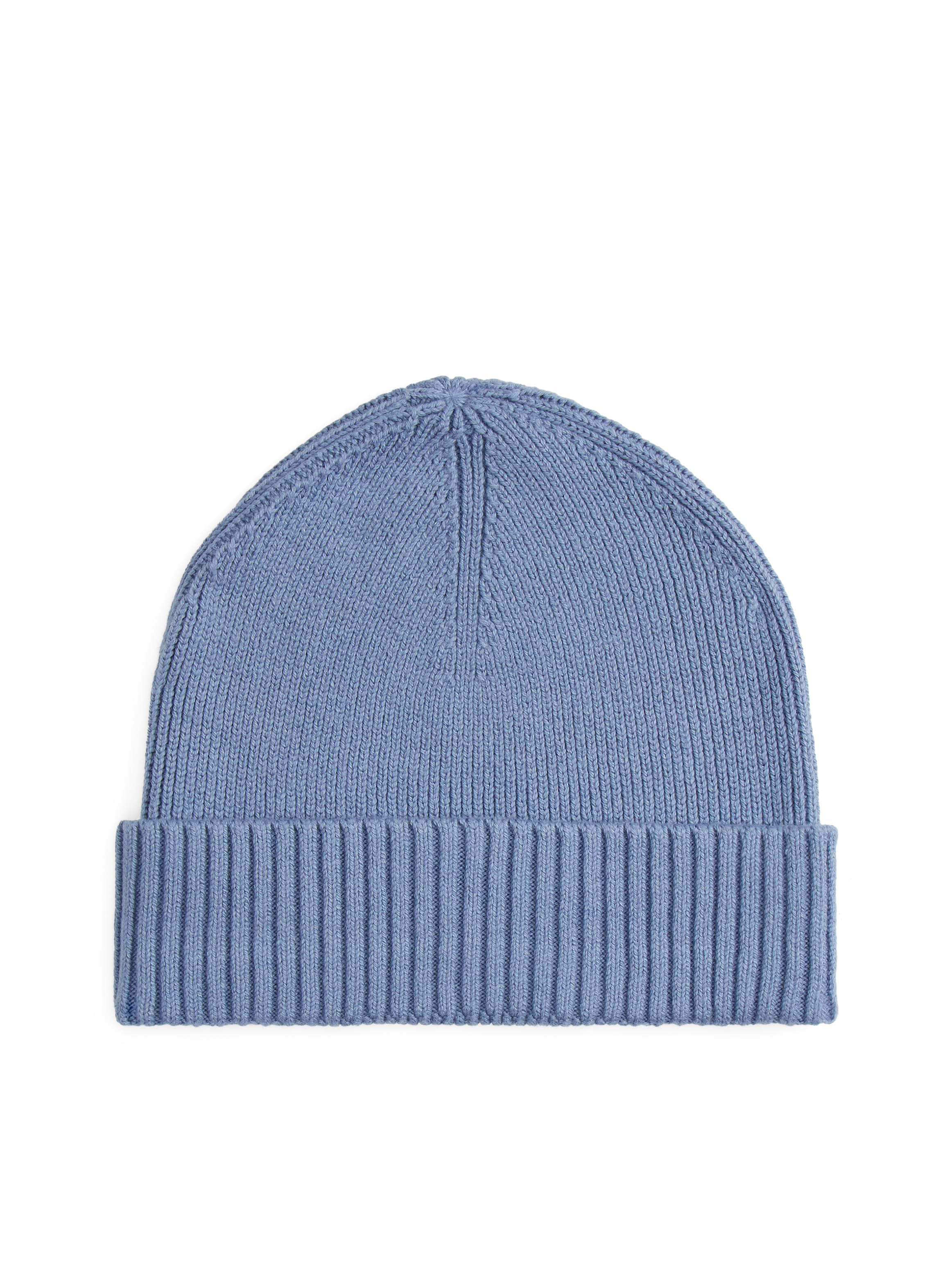 Tommy Hilfiger Strickmütze »TH FLAG PIMA COTTON BEANIE« Beanie mit Logostickerei, mit Kaschmiranteil Unisex