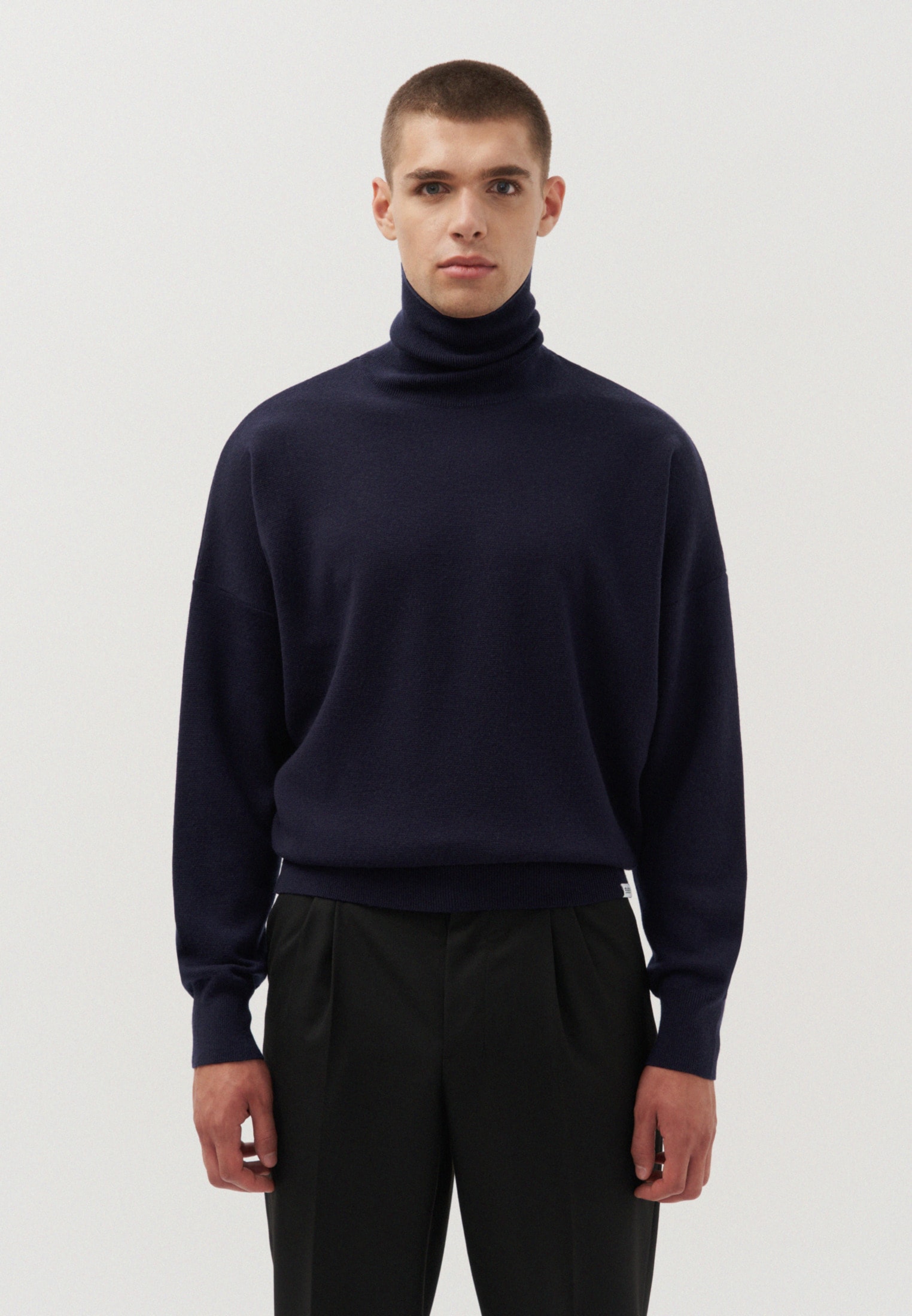 studio seidensticker Strickpullover »Studio« Langarm Stehkragen Uni