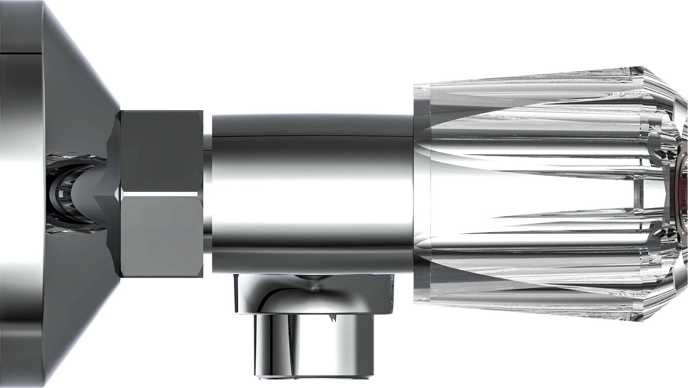 Schütte Robinetterie de douche »Savino« robinet salle de bain, mitigeur deux poignées, batterie de douche en chrome