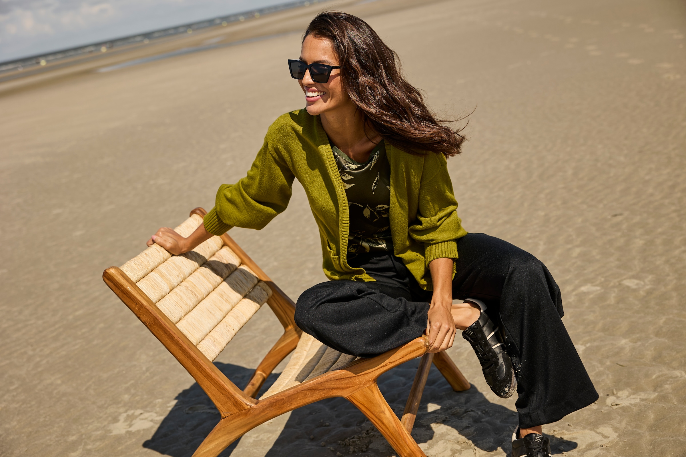 Laura Scott Pantalon à enfiler  aus bequemer,  elastischer Ware