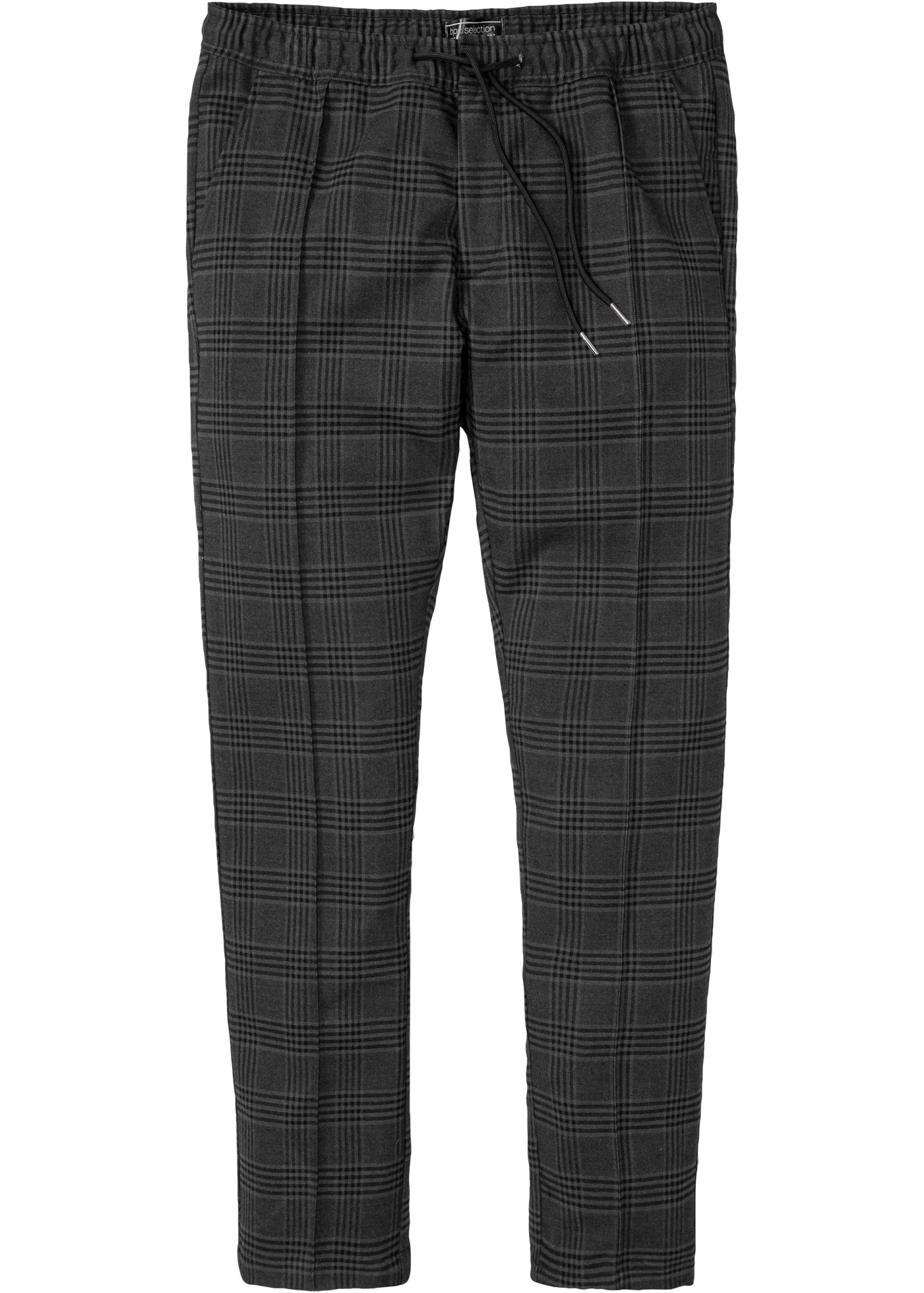 bonprix Chinos  Hose in Wolloptik mit Bequembund, Regular Fit