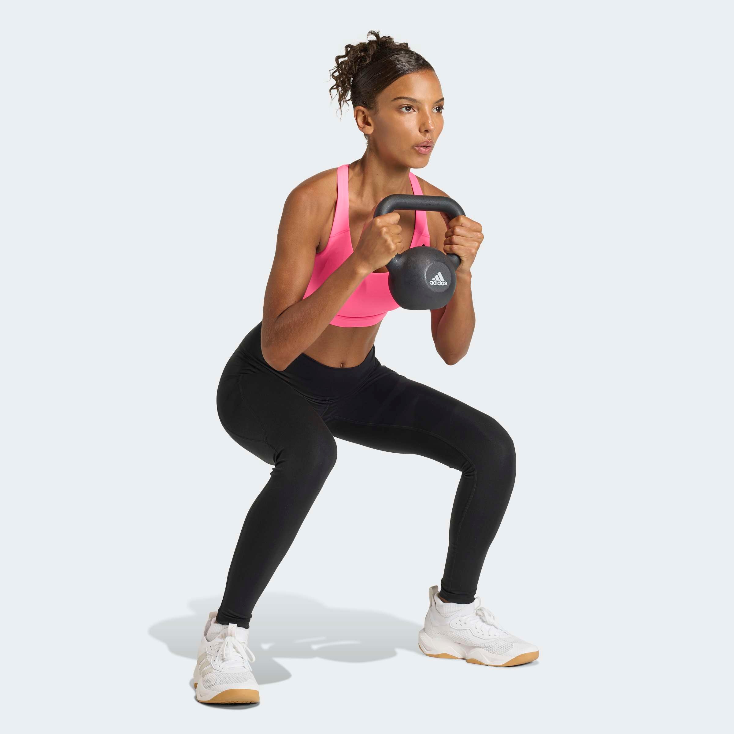 adidas Performance Soutien-gorge de sport »OPT ESS MS BRA« sans armatures, avec technologie Climacool®, en polyester