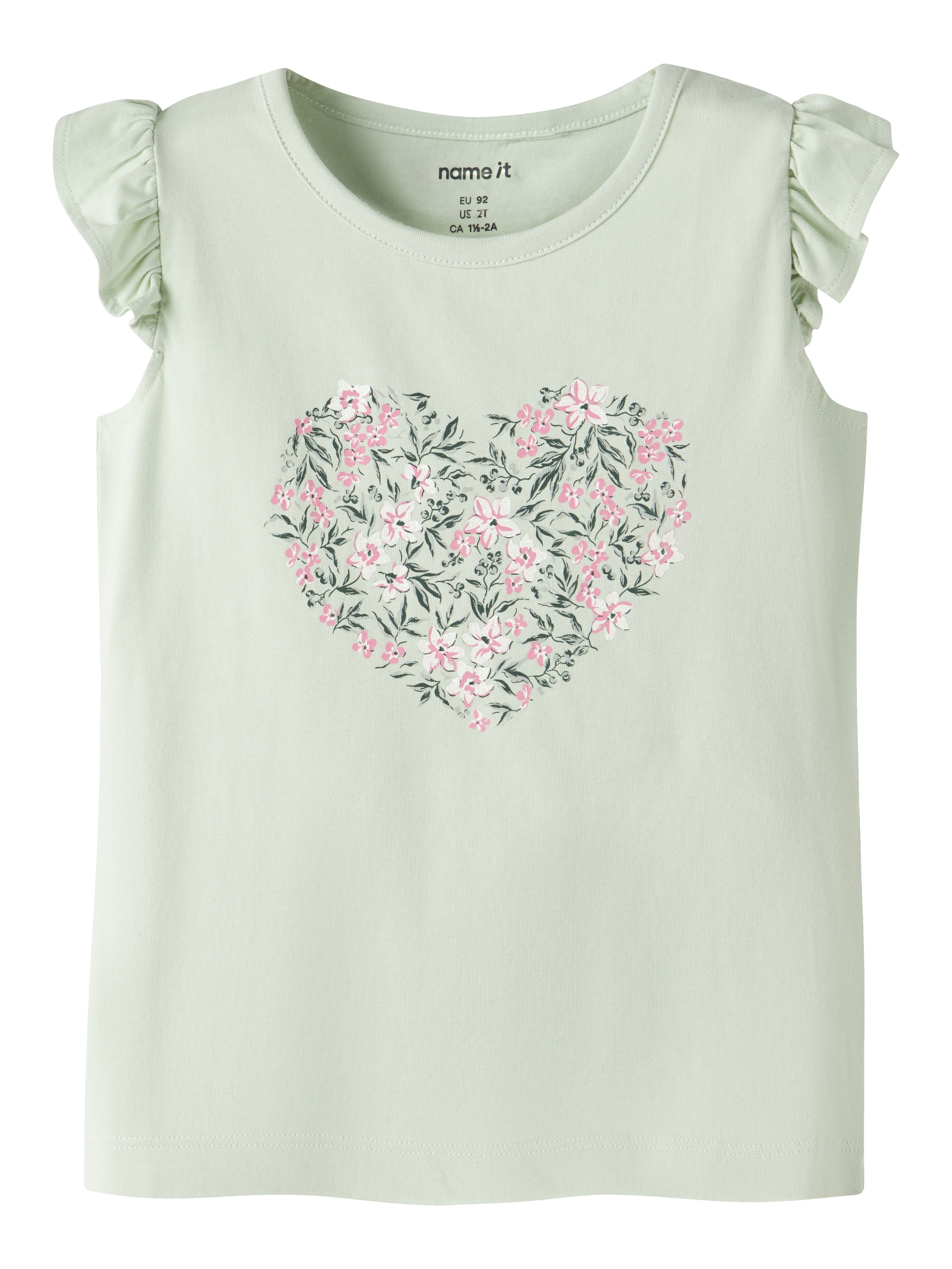 Name It T-Shirt »NMFVAYANA CAPSL TOP« Baumwollmischung, regular fit