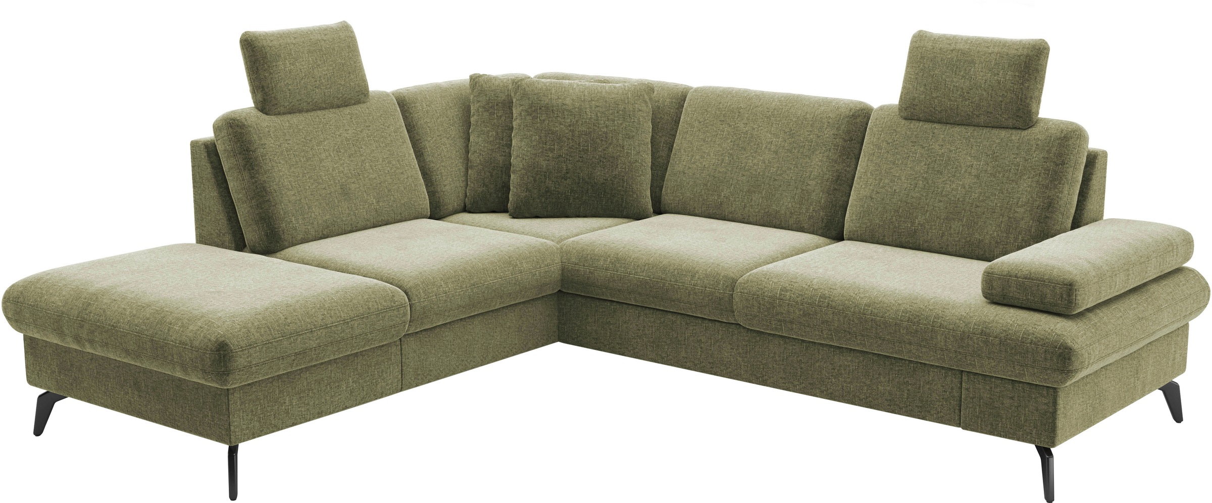 sit&more Canapé d'angle »Morris Jubi L-Form, B: 238 cm« mit Armteilfunktion & 1 Zierkissen, optional Bettfunktion