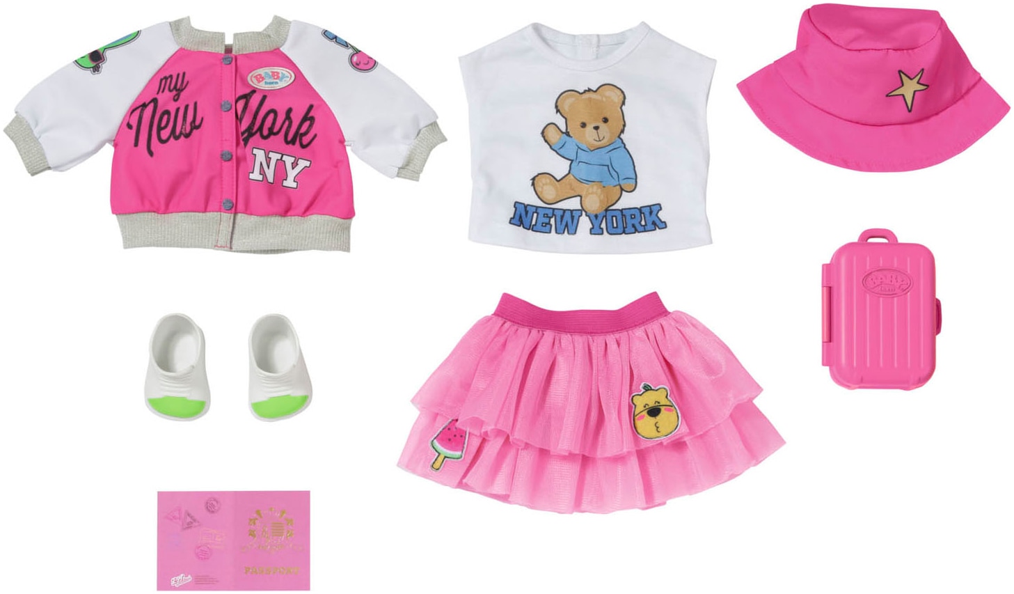 Baby Born Vêtements de poupées »Deluxe Reiseoutfit, 43cm«
