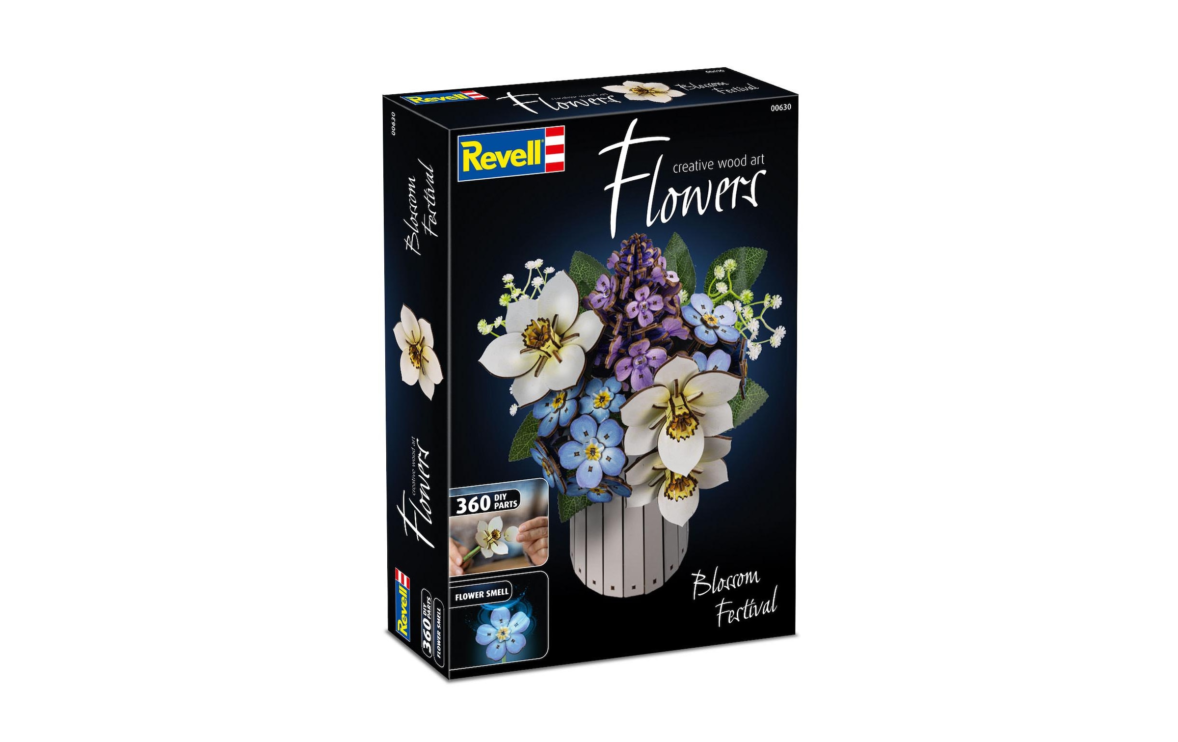 Revell® Modellbausatz »Blossom Festival Holzblumenstrauss mit Vase und Duft« 363 Stk. tlg.