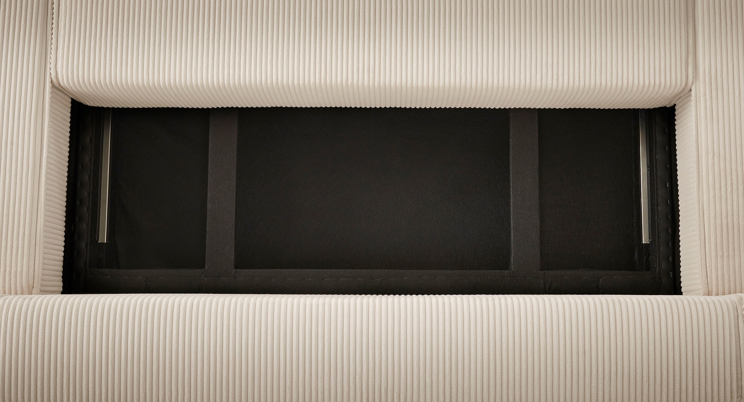 GOODproduct Paysage de salon »CASSI L-Form, 311cm - OTTO. Verlässliche Qualität.« Schlaffunktion (133/200), Boxspring, Bettkasten, Cord, Unser Tiefpreis