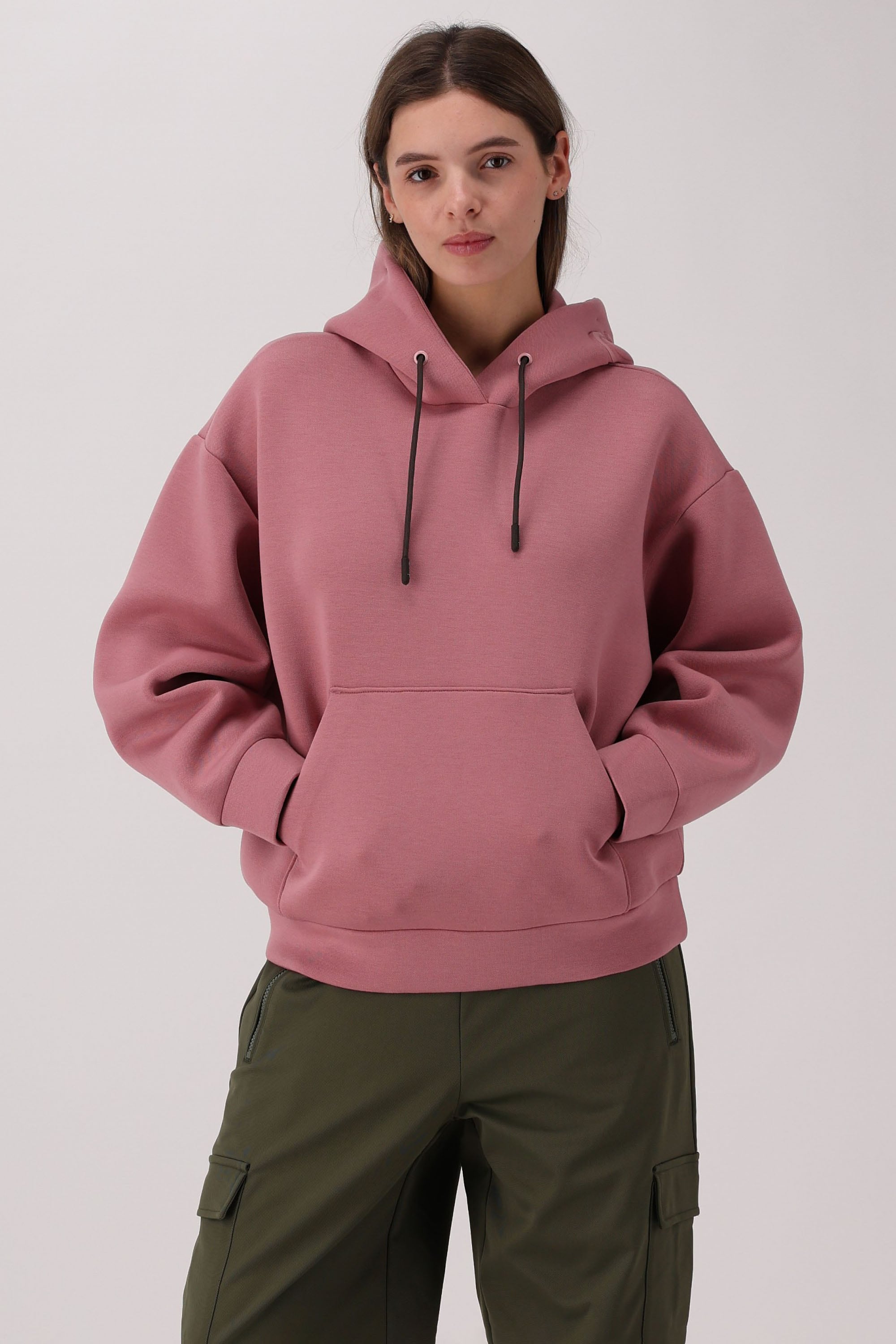 CMP Kapuzenpullover »WOMAN SWEAT FIX HOOD« Oversize-Schnitt, Kängurutasche, Elastisches Gewebe
