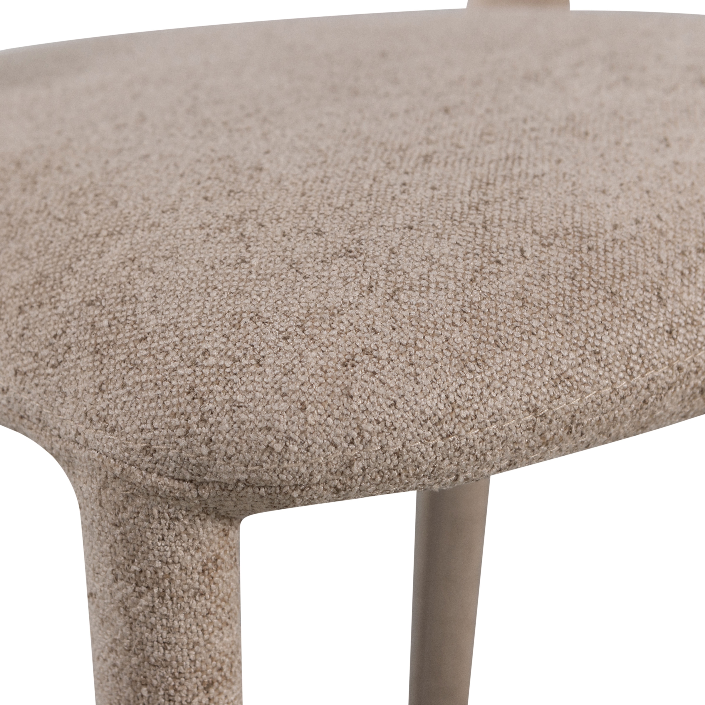 WOOOD Tabouret de bar »Noble mit Fussstütze und vollständig gepolstertem B 48 x T 52 x H 95 cm« revêtement en tissu, capacité 150 kg, haute résistance à l'usure
