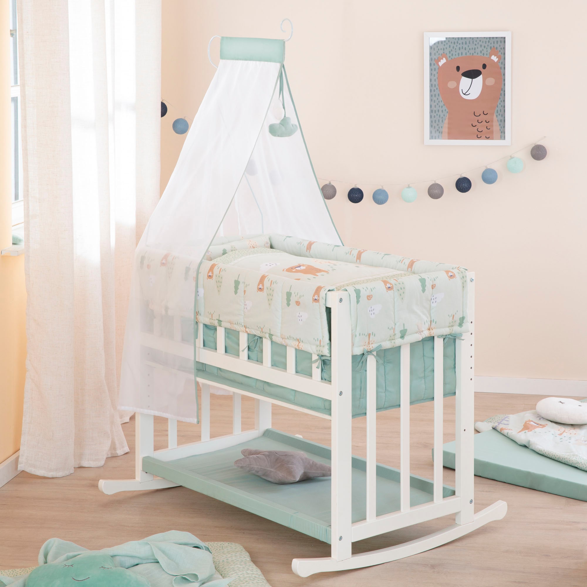 roba® Lit de camp »4in1, Woodland Buddies«