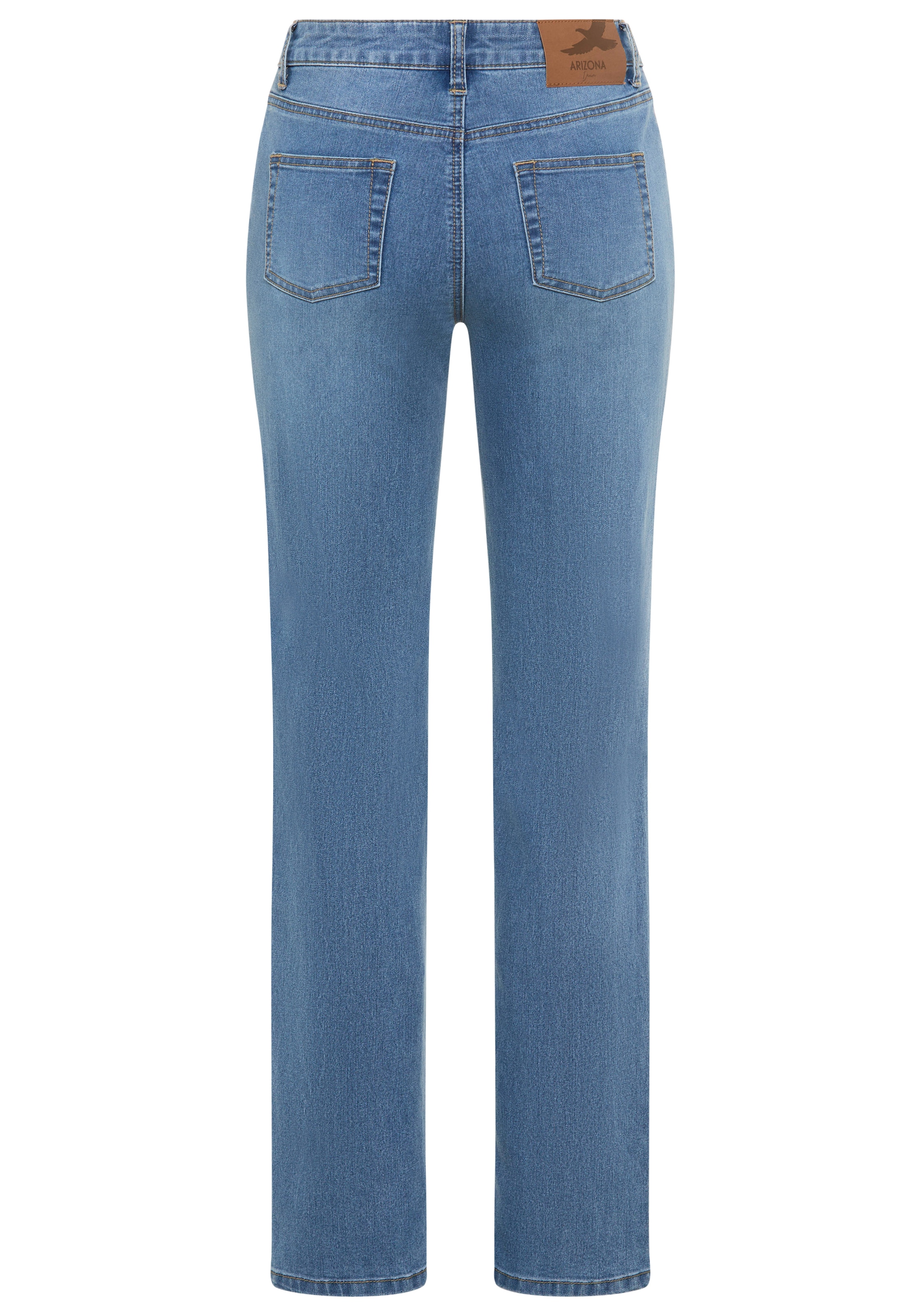 Arizona Jeans droit gerade geschnitten, normale Passform, hohe Leibhöhe