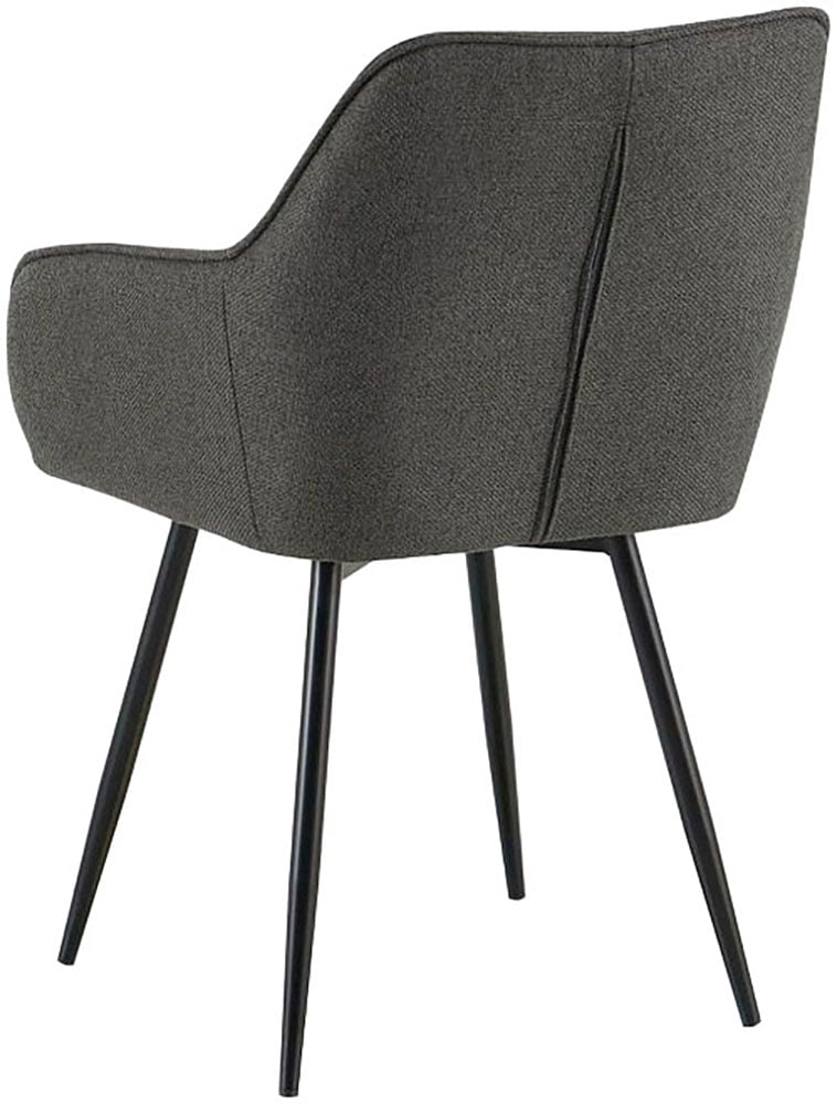 GOODproduct Esszimmerstuhl »Azura, 2er-Set« (Set) 2 Stk.Moderner Armlehnstuhl mit 360 Grad drehbarer Sitzschale in Webstoff