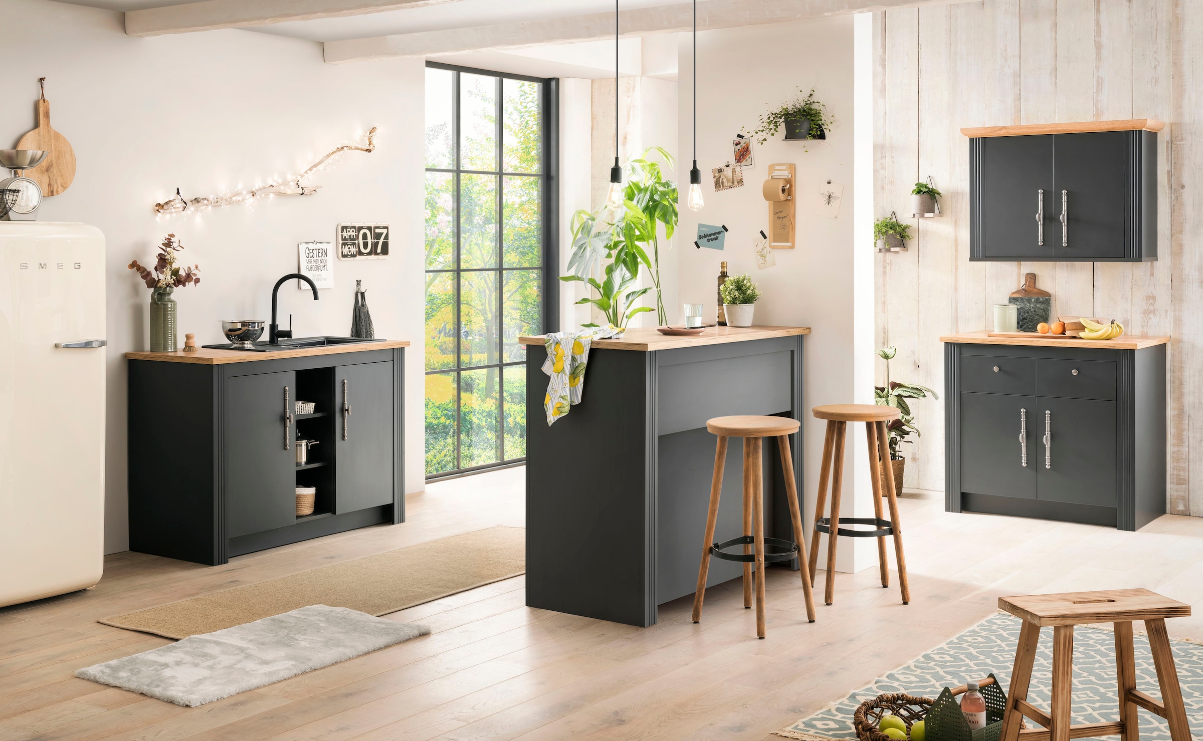 KOCHSTATION Unterschrank »KS-Westminster« im romantischen Landhausstil, Breite 100 cm, exclusiv by Otto