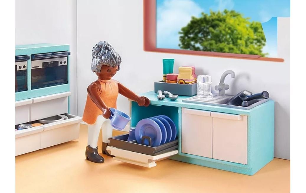 Playmobil® Briques de jeu »My Life Küche mit Essplatz 71608«
