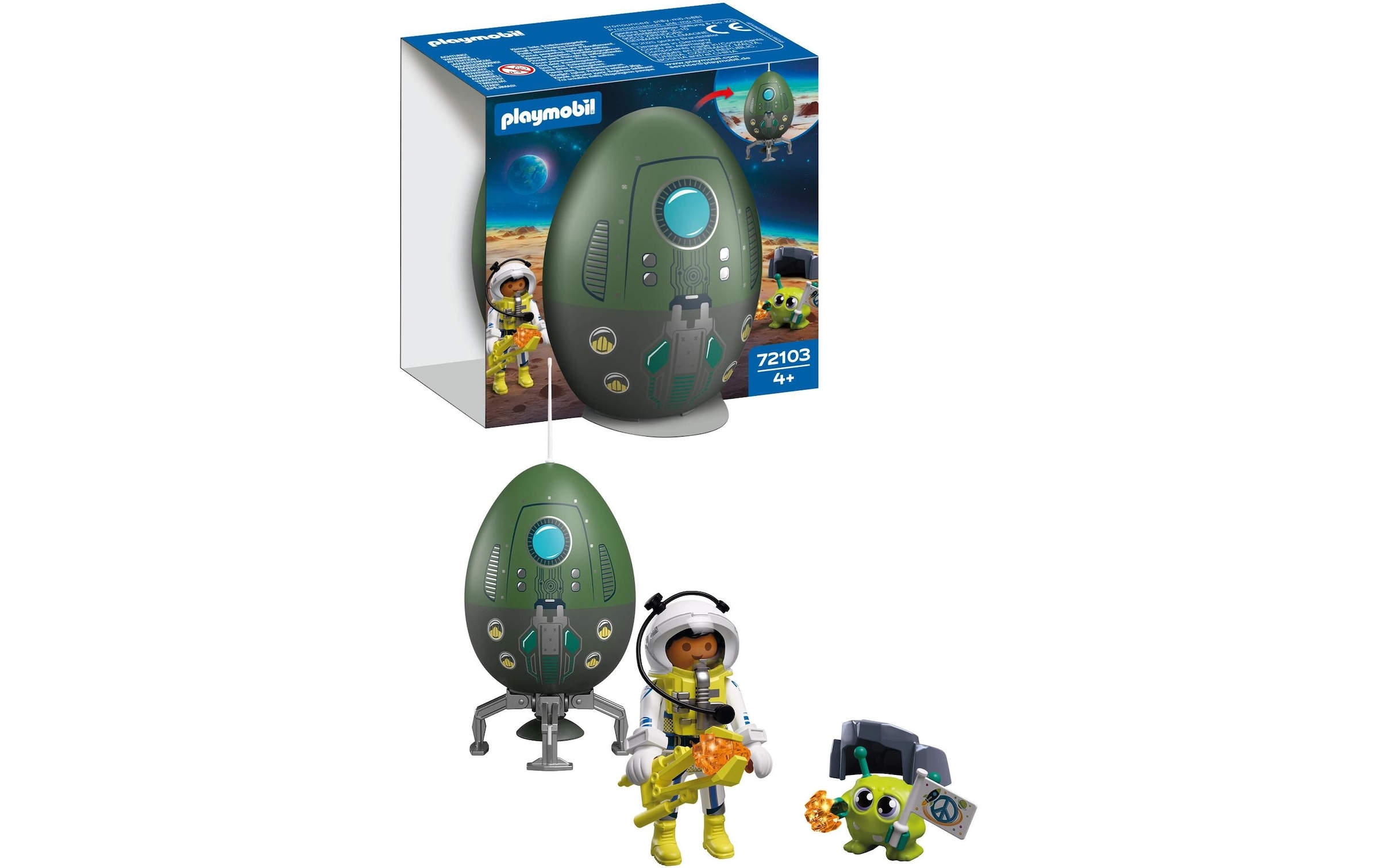 Playmobil® Konstruktions-Spielset »Spiel-Ei: Weltraum (72103), City Action«