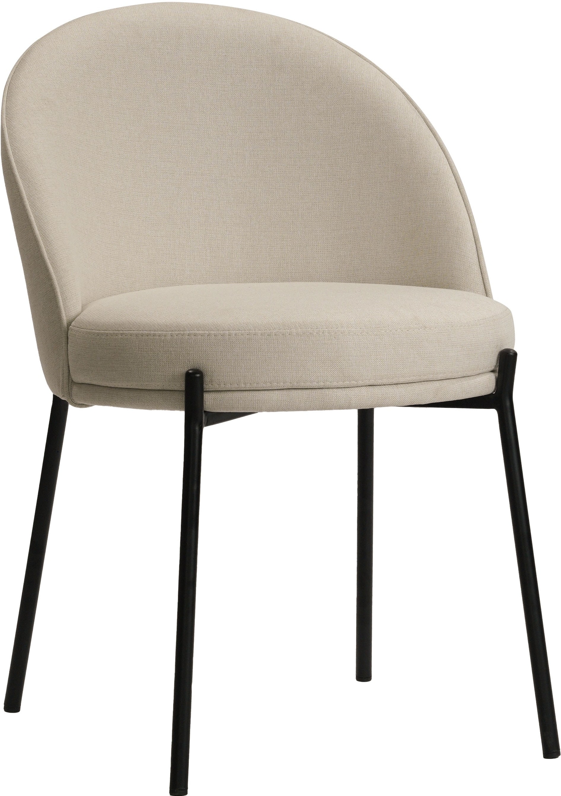 LeGer Home by Lena Gercke Esszimmerstuhl »Isalie« (Set) 2 Stk.mit pflegeleichtem Webstoff, Metallgestell, Sitztiefe 47 cm