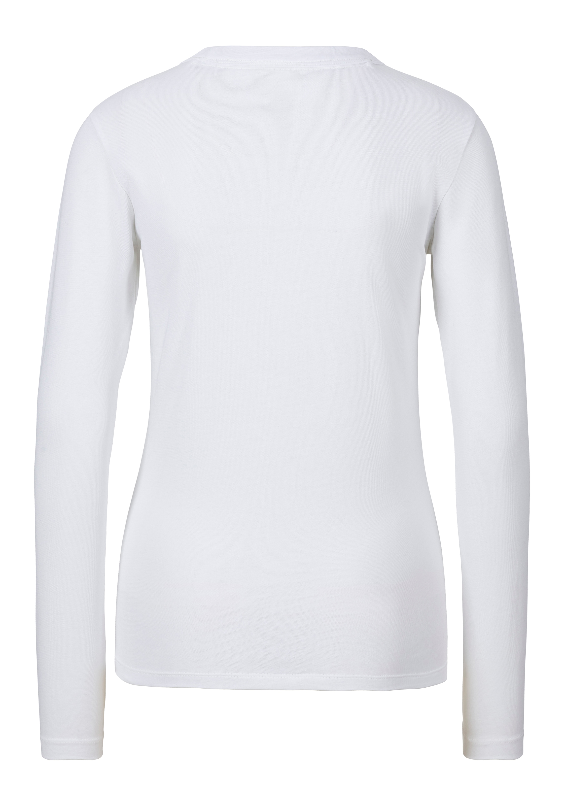 HUGO Blue T-shirt à manches longues »Daliria« mit Label-Badge mit HAPPY HUGO Logo