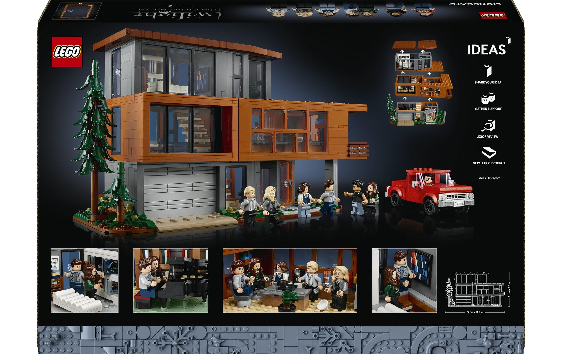 LEGO® Pions de construction »Ideas Das Haus der Cullens aus Twilight 21354« modèle d’exposition à 3 étages de la maison Cullen moderne