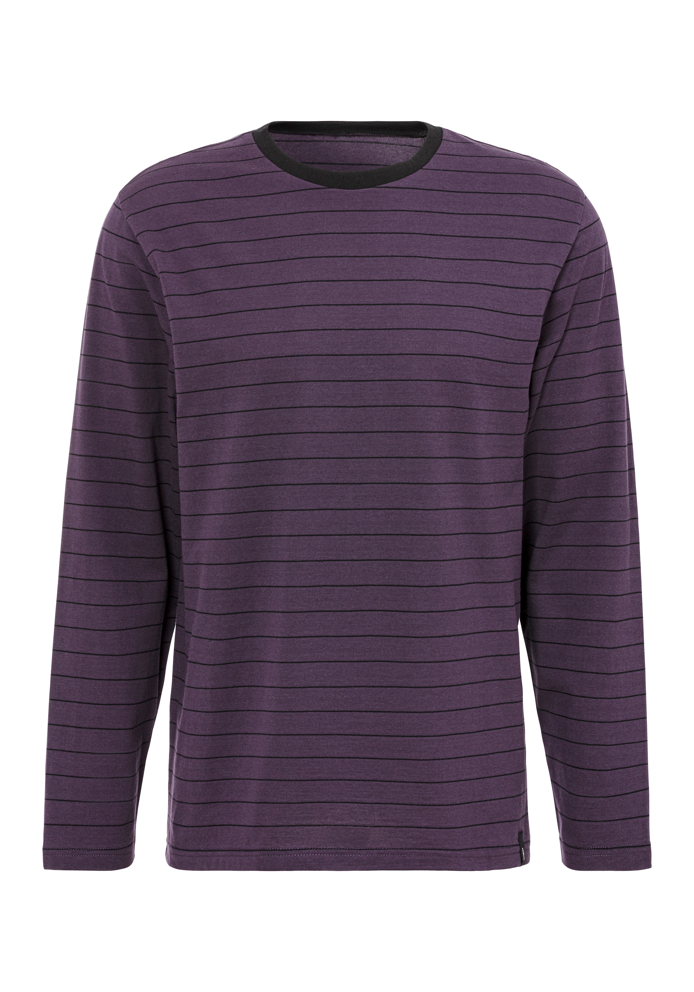 s.Oliver Pyjama 1 Stück, 2 Stk. tlg., modisch gestreiftes Oberteil