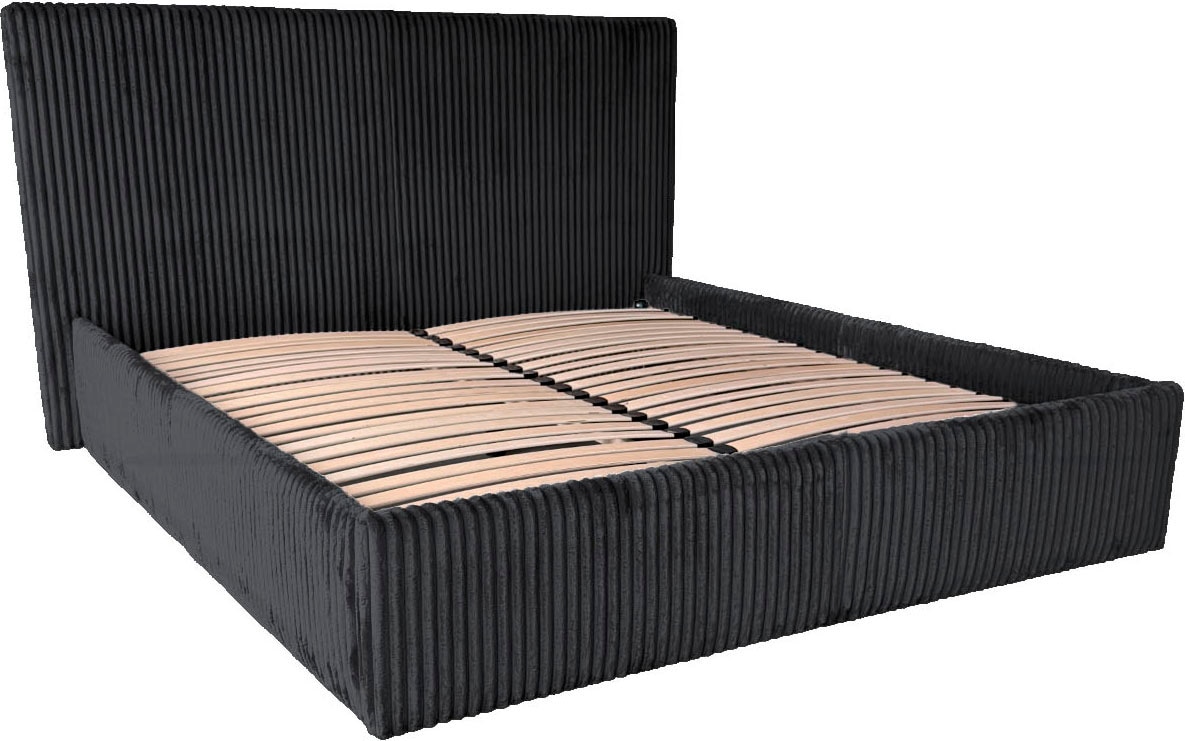 GOODproduct Polsterbett »AVVRA in der Grösse 180x200 cm, mit flauschigen Breitcord bezogen« wahlweise mit Lattenrost und King-Matratze (28cm)