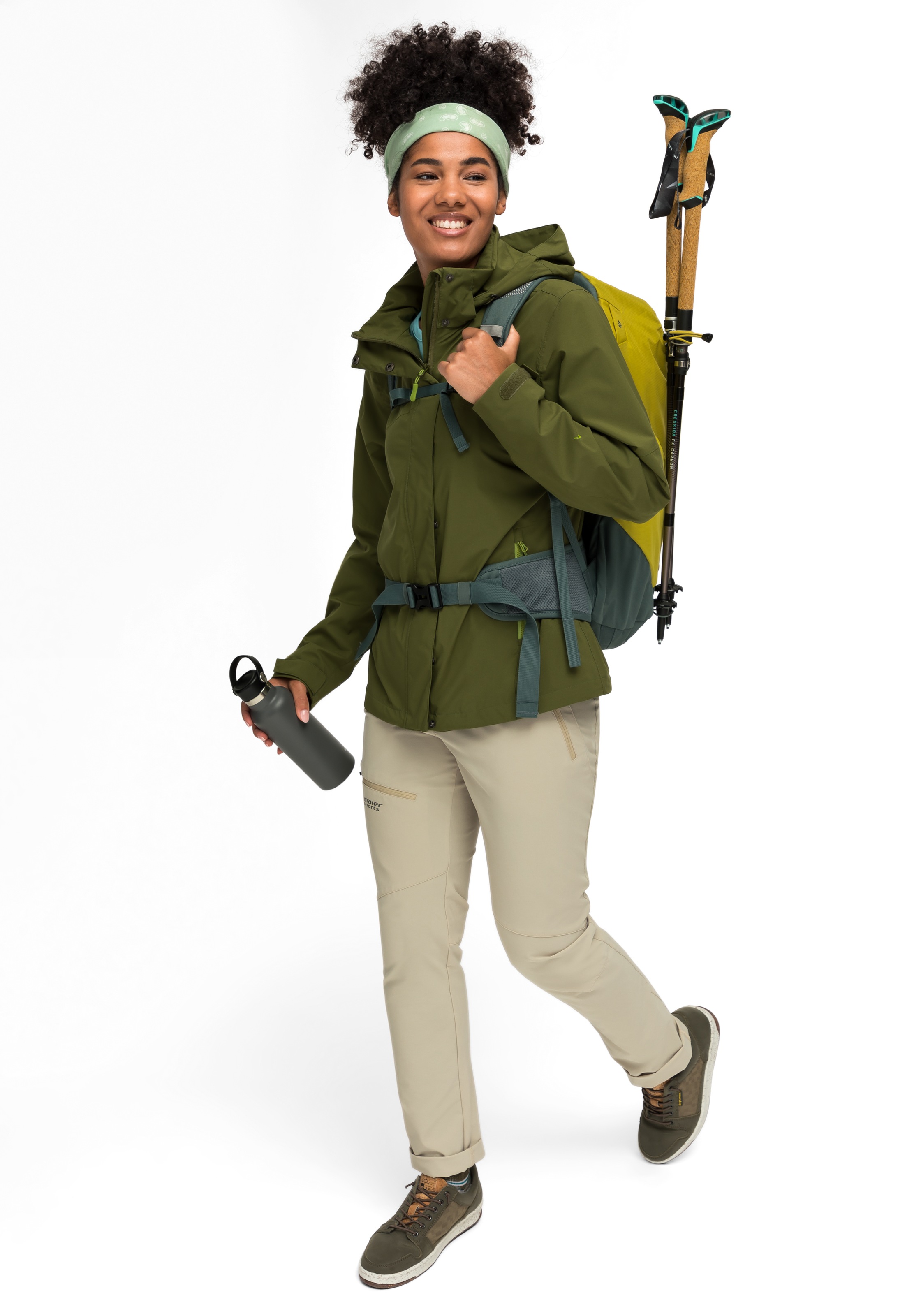 Maier Sports Pantalon de plein air »Latit Slim Vario W«  Damen Wanderhose, lange Outdoor-Hose, Trekkinghose slim