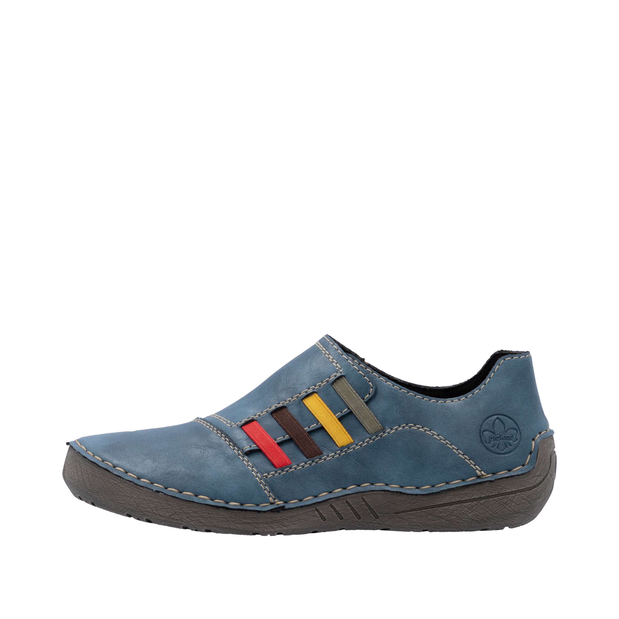 Rieker Slipper  Schlupfschuh, Slip-on Sneaker, Halbschuh mit weicher Innensohle