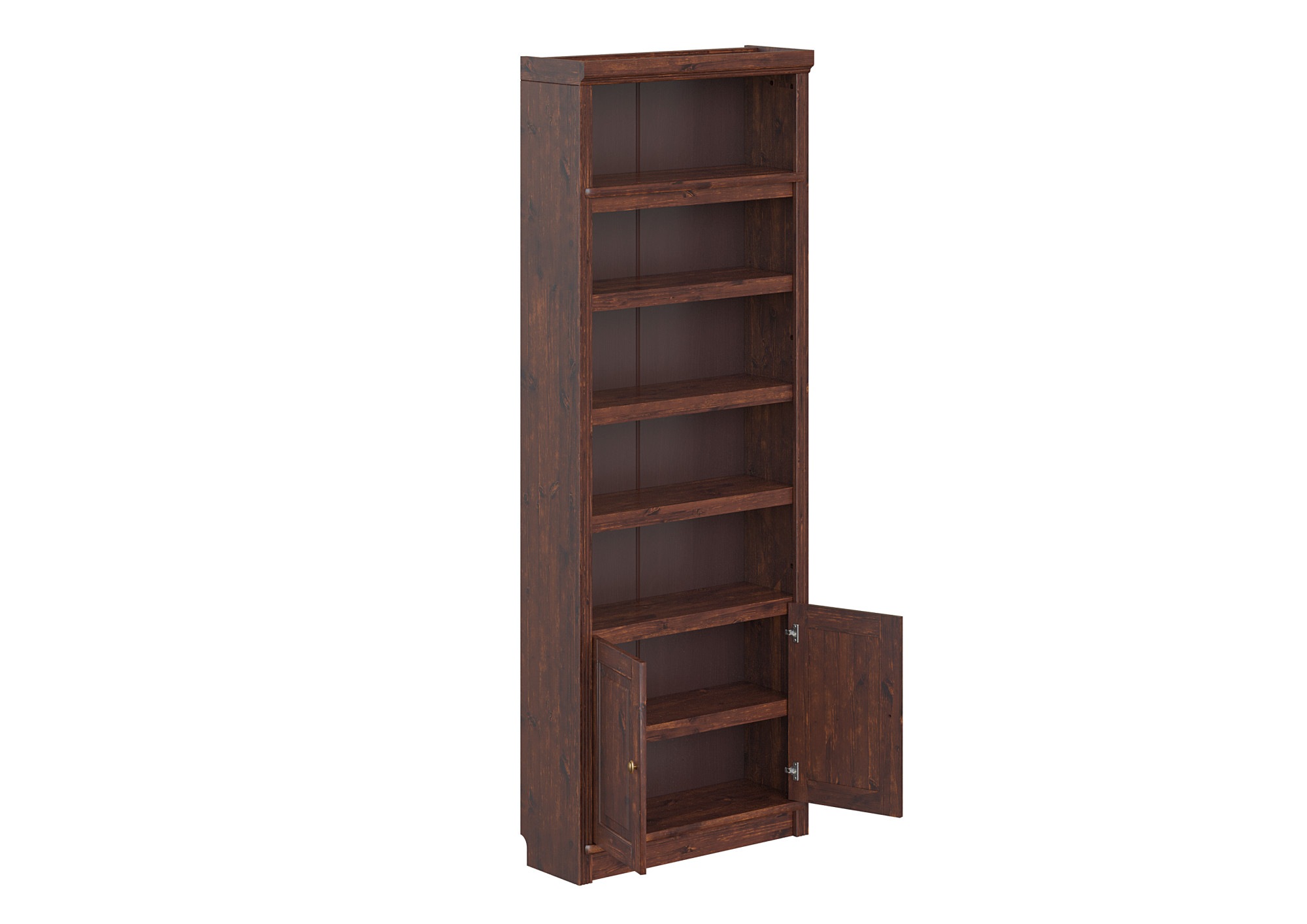 GOODproduct Étagère à livres »mit 2 Türen Soeren Regal Aktenregal B/T/H: 80/29/220 cm« pin massif, certifié FSC®
