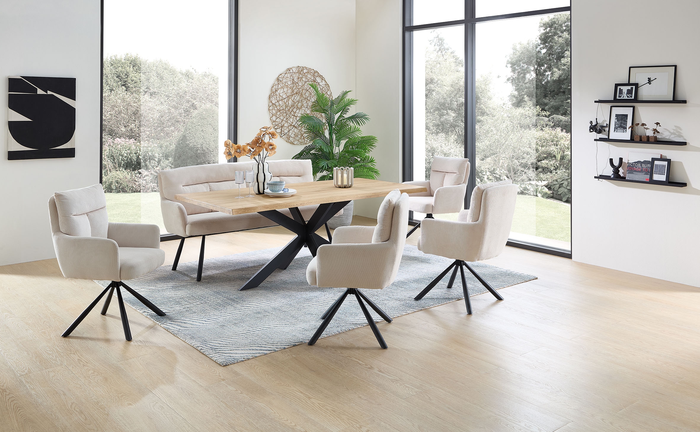 Stolkom Armlehnstuhl »Sofia« (Packung) 1 Stk.180 grad drehbar mit Auto-Return, Federkern im Sitz