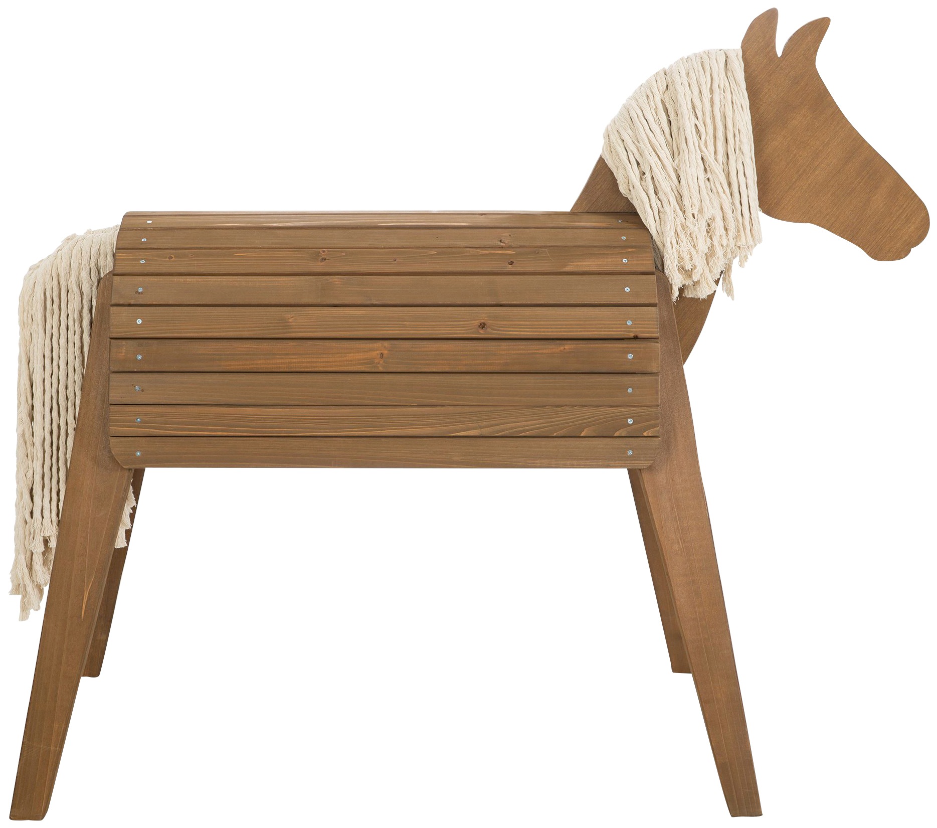 roba® Cheval en bois HxBxT: 156 x 51 x 139 cm