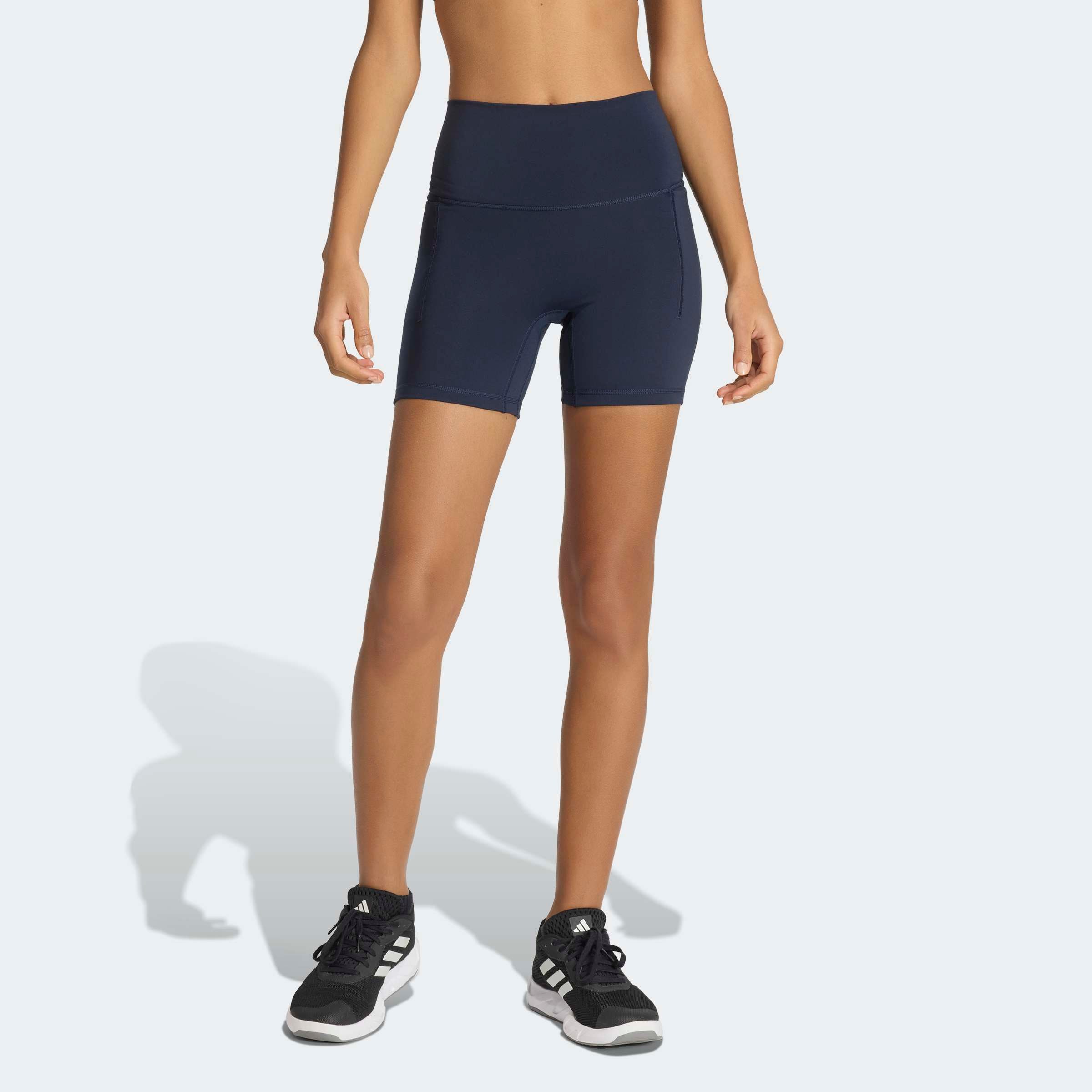 adidas Performance Short »3-STREIFEN STUDIO ALL ME BOOTY LEGGINGS, KURZ«