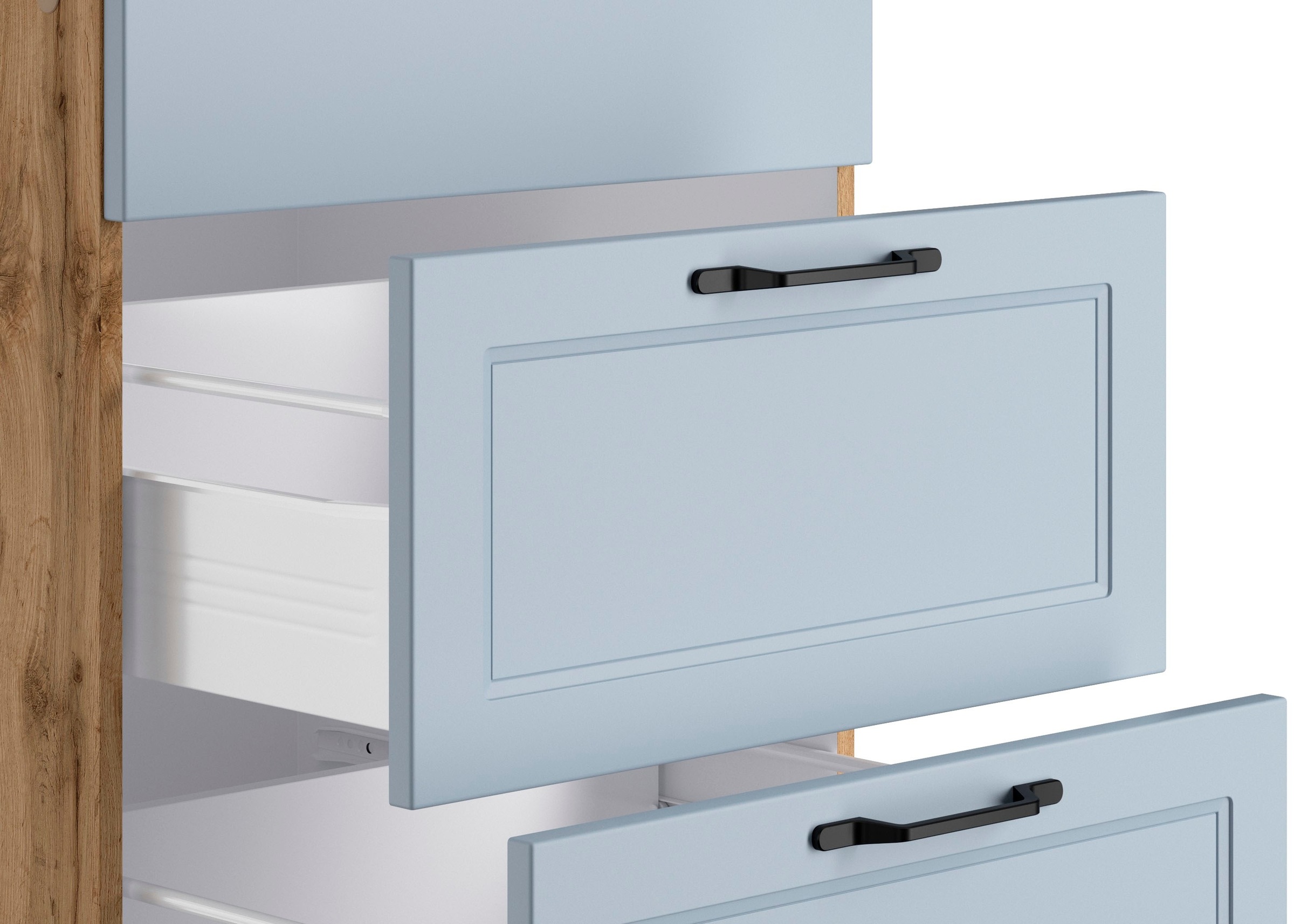 KOCHSTATION Kitchenette »KS-Lana« 360 cm de large, avec ou sans appareils électriques au choix