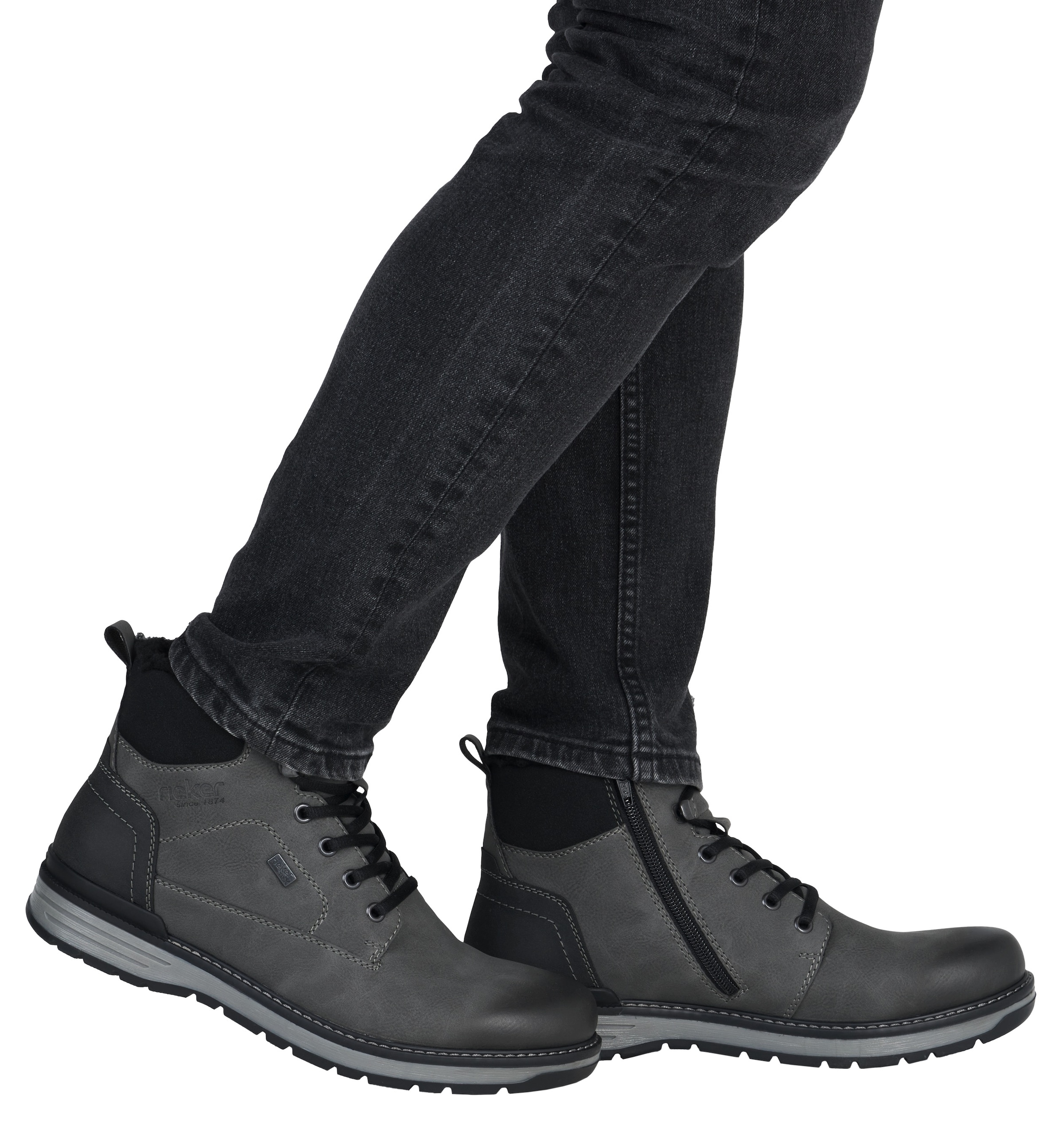 Rieker Bottes d'hiver  bottine d'hiver, boots à lacets avec membrane imperméable riekerTEX